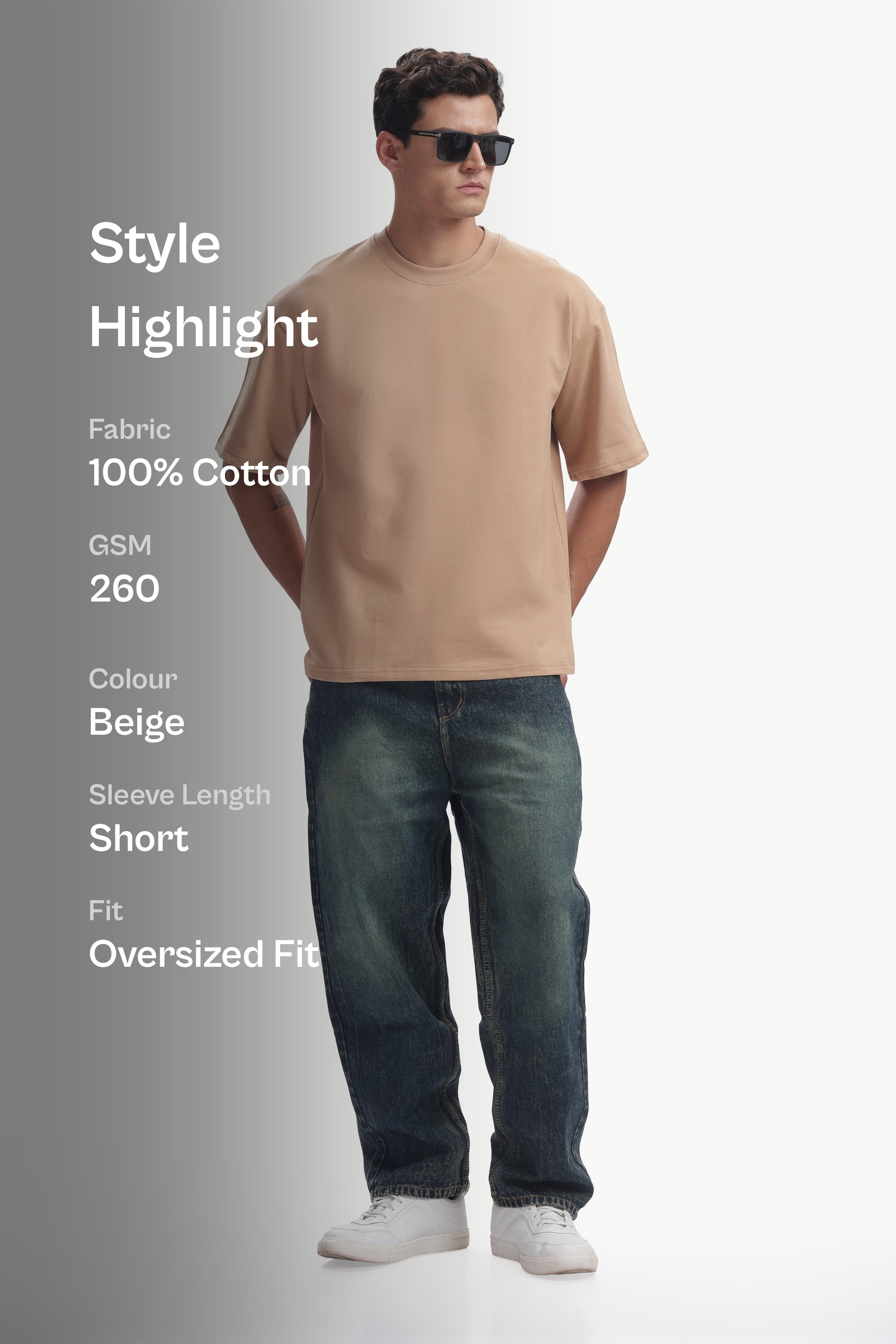 Oversized Fit Focal Point T-Shirt
