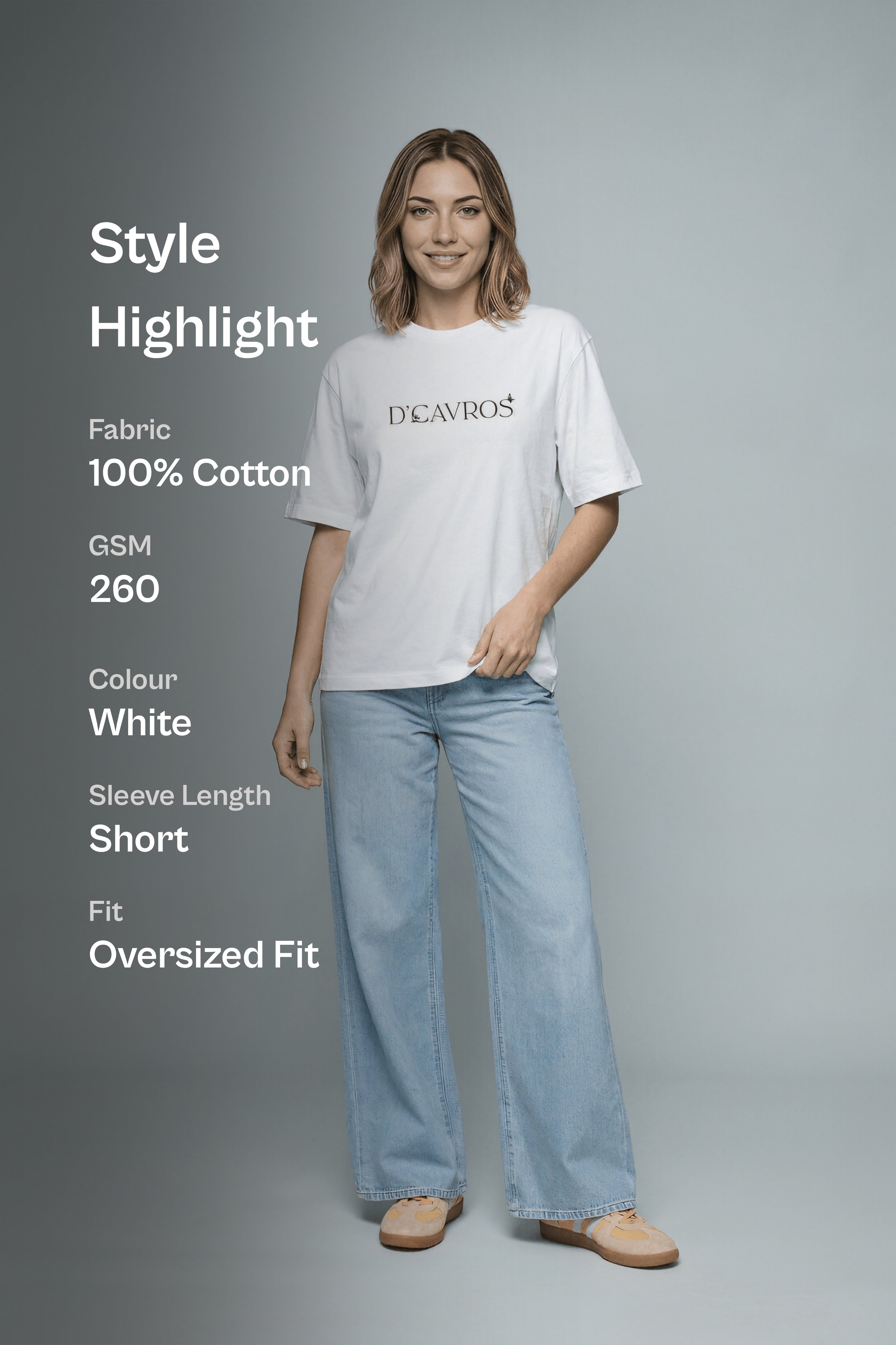 Oversized Graphics Printed T-Shirt