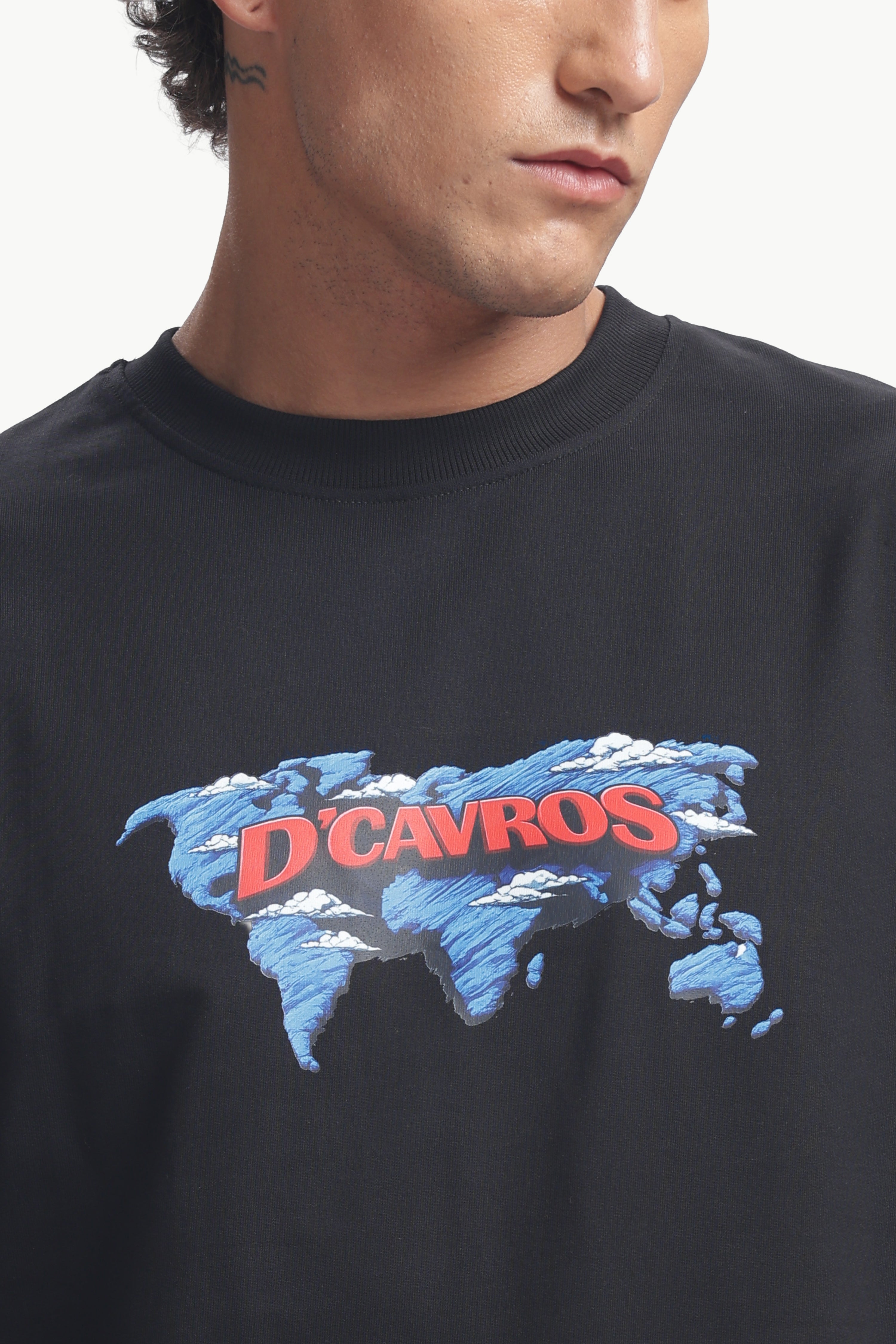World Map Oversized T-Shirt