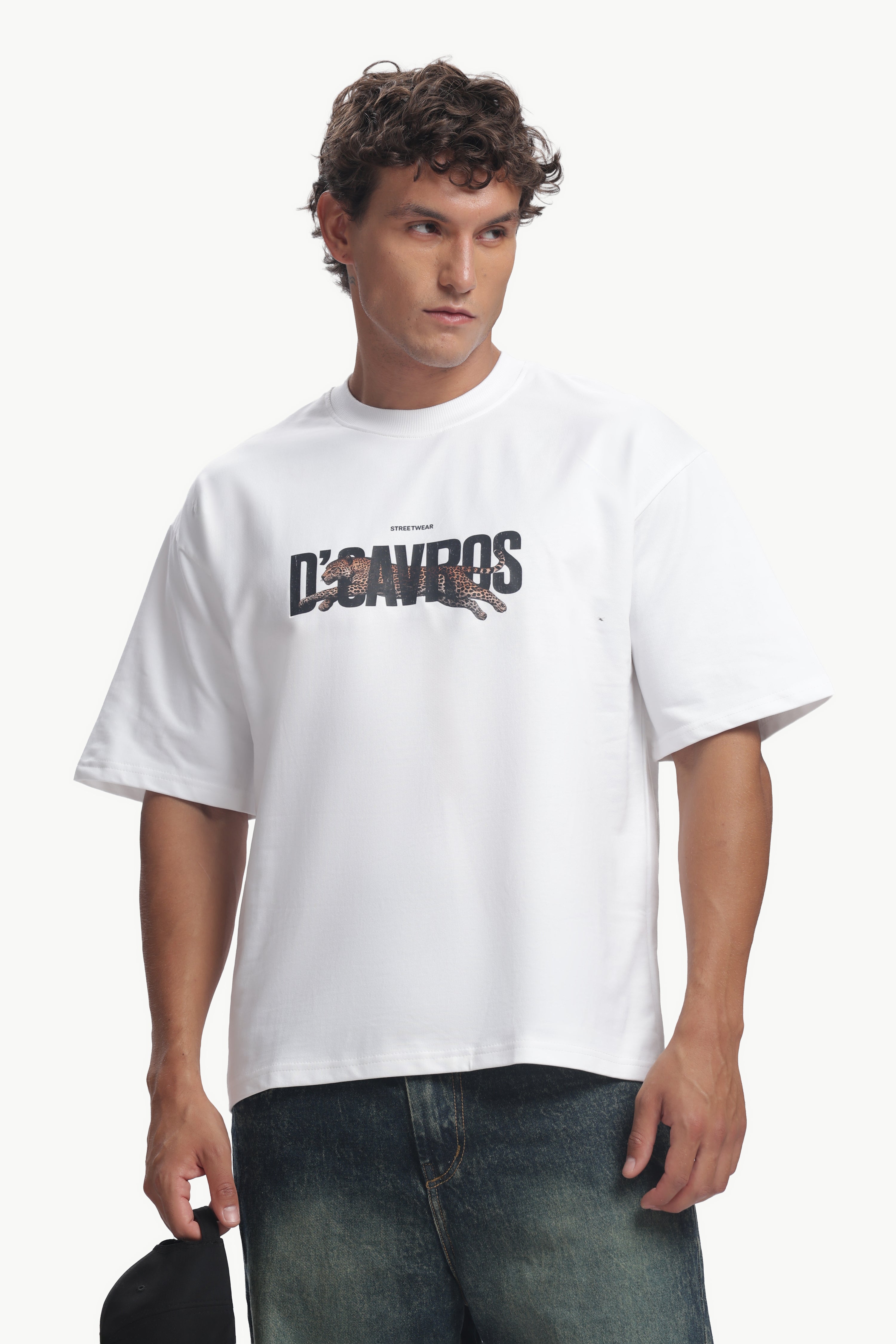 Leopard Graphic Printed T-Shirt