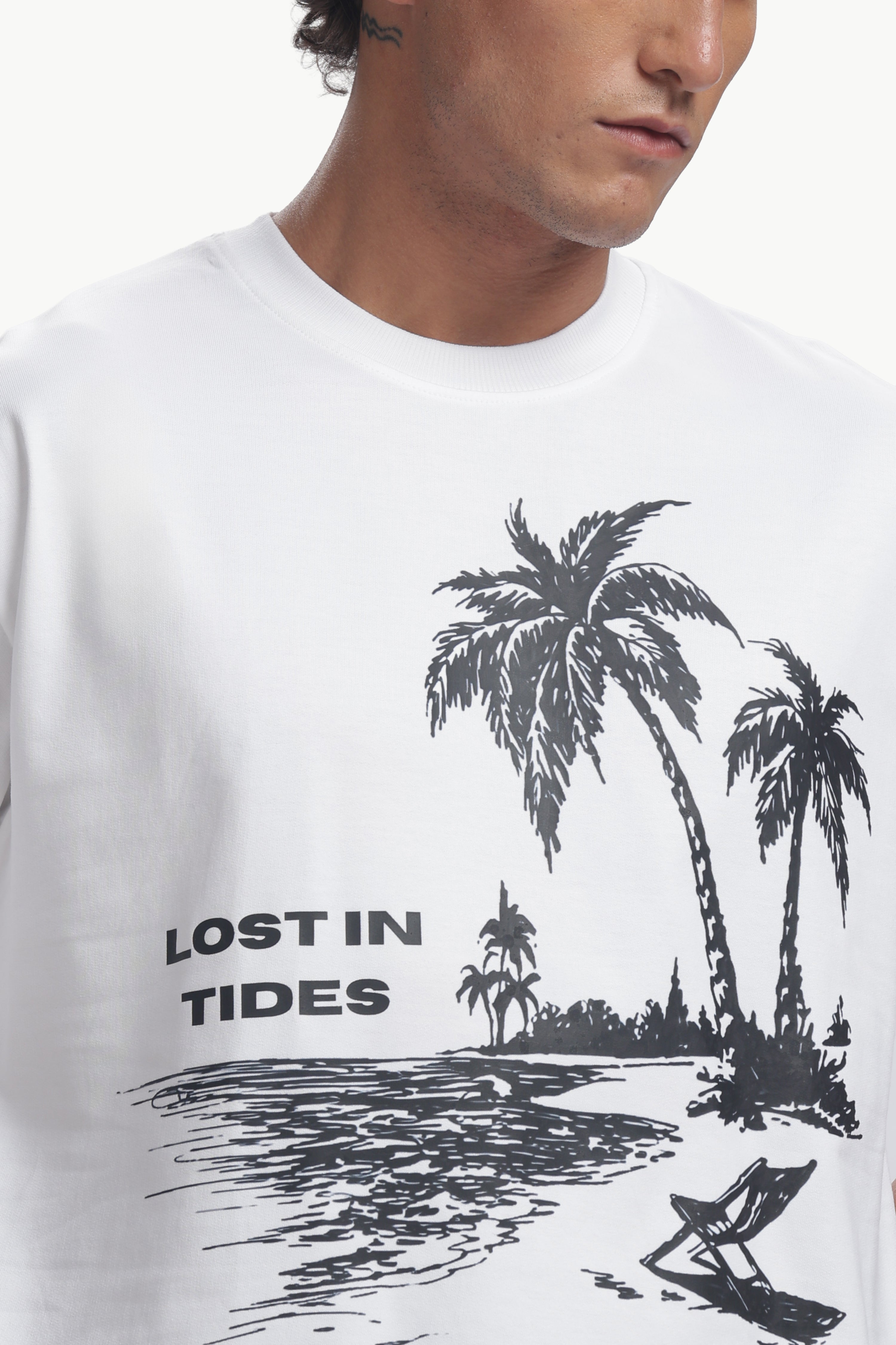 Beach Oversized Men's Tee