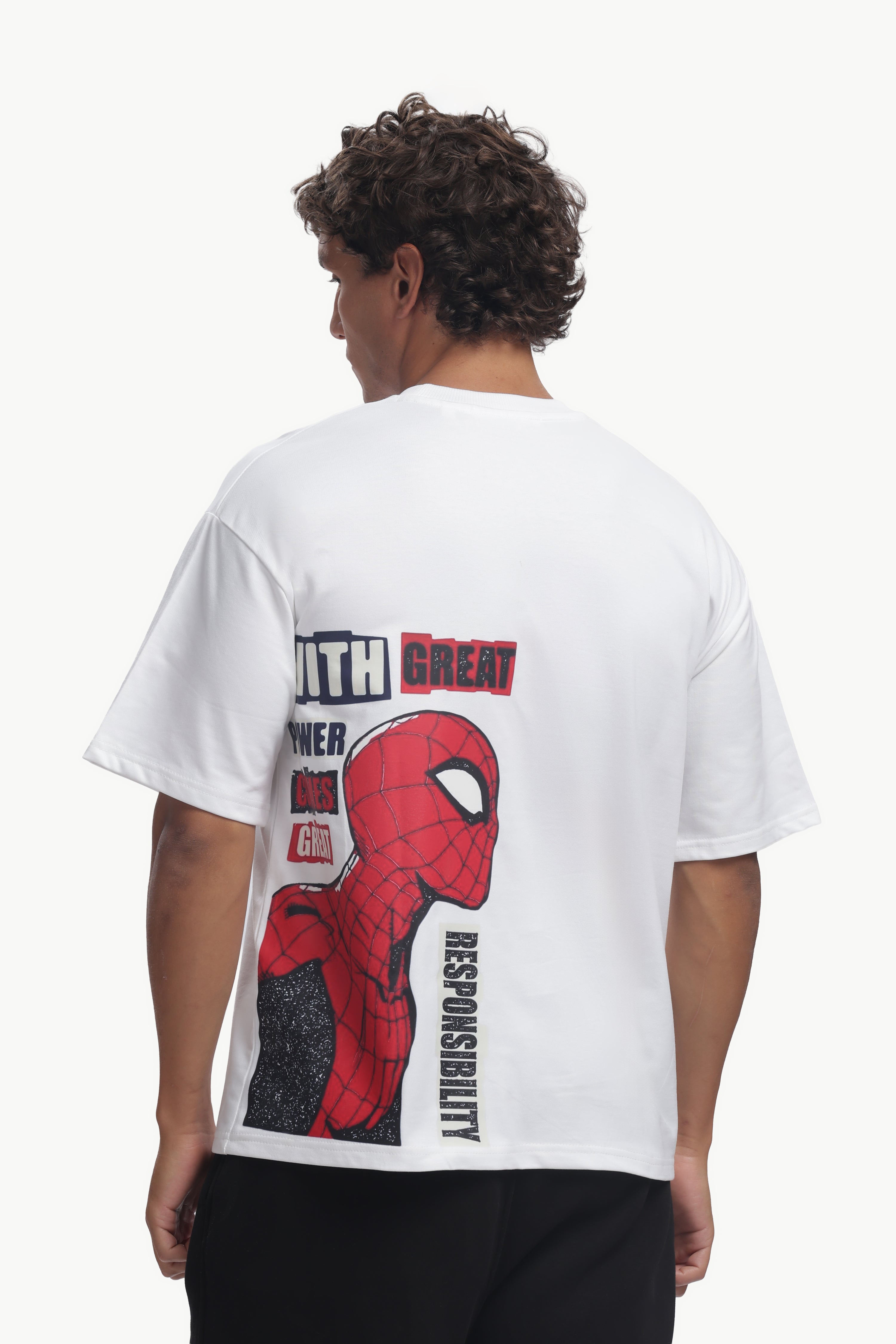 Spider Man Graphics Men's T-Shirt