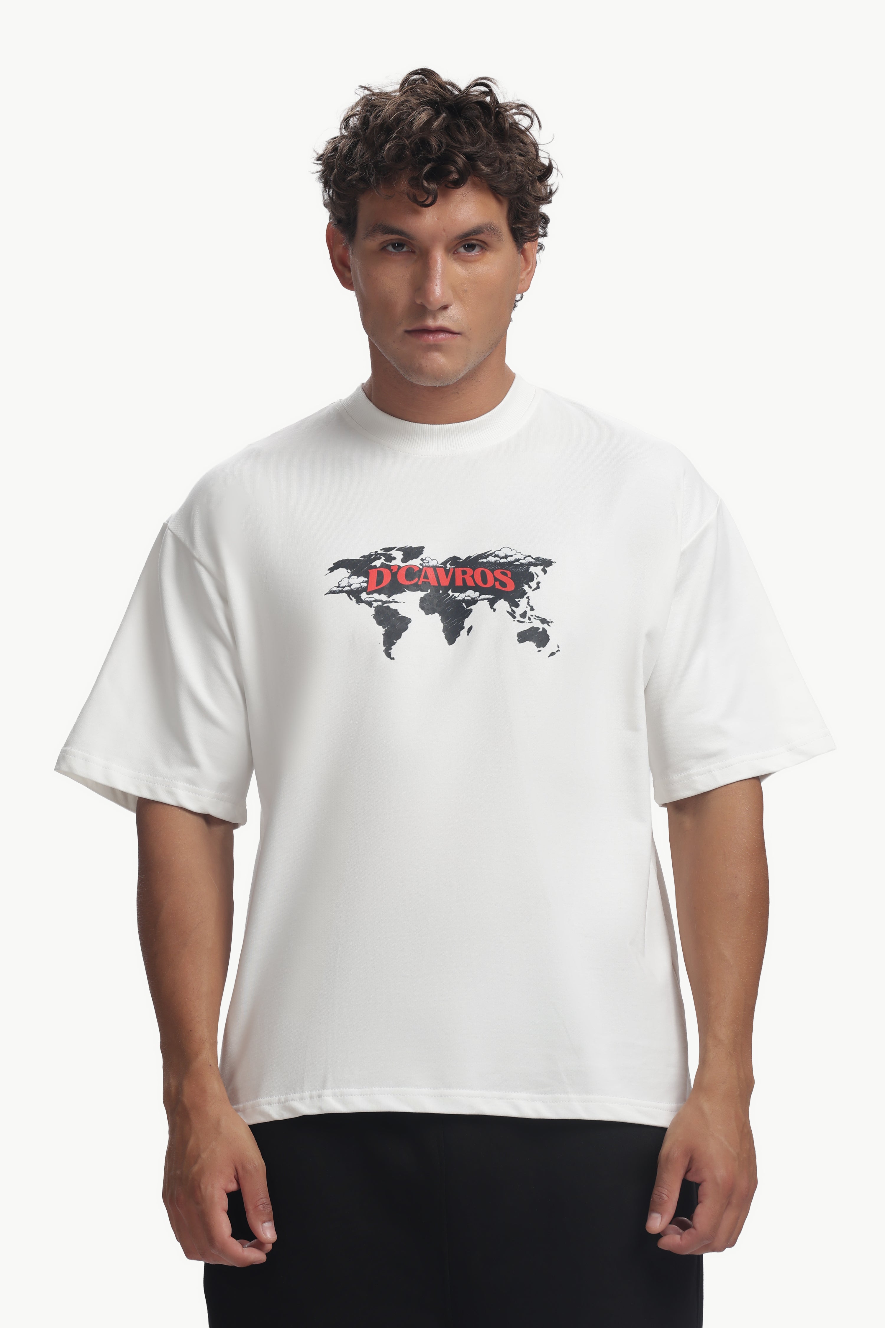 World Map Oversized T-Shirt