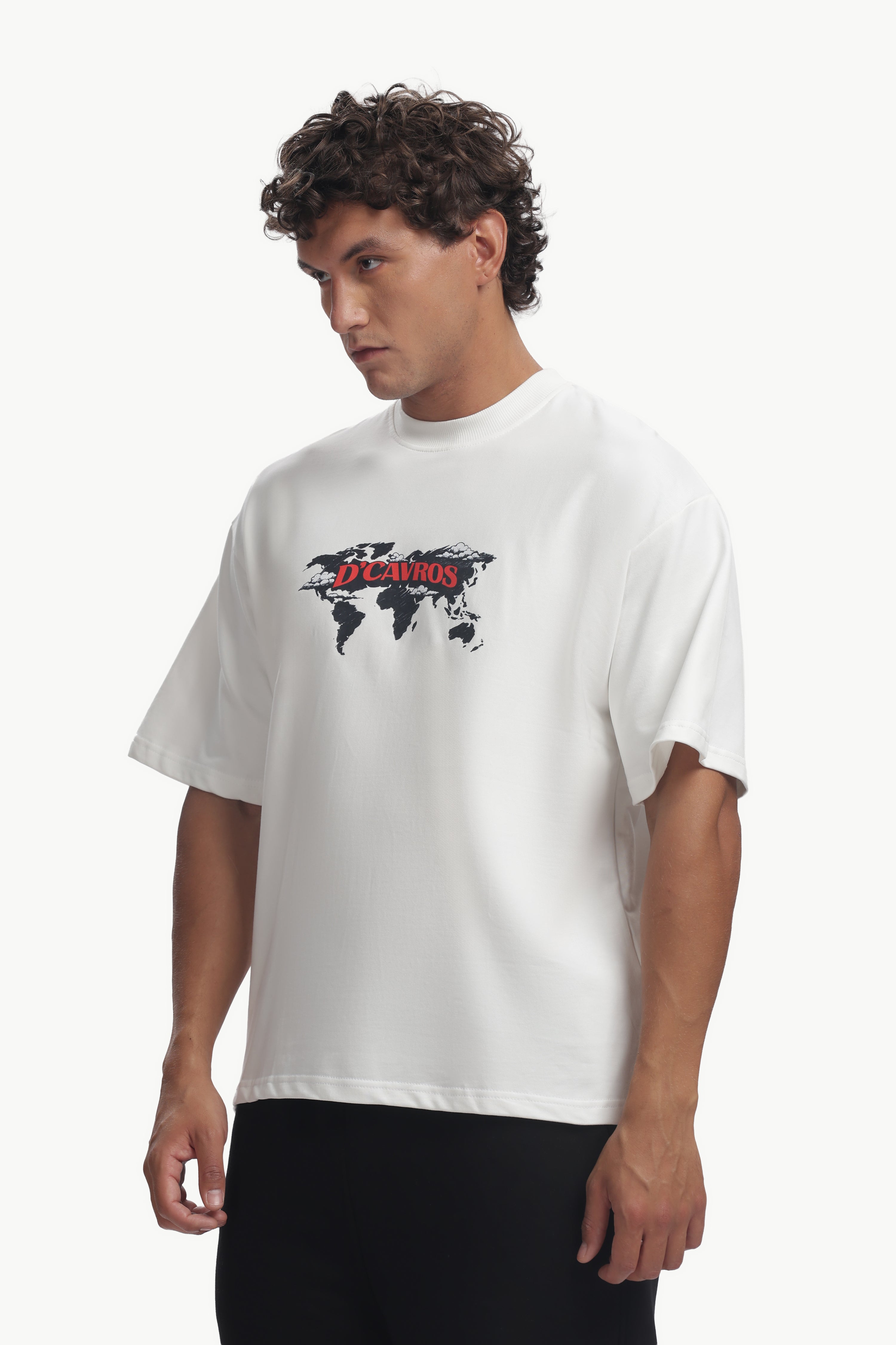World Map Oversized T-Shirt