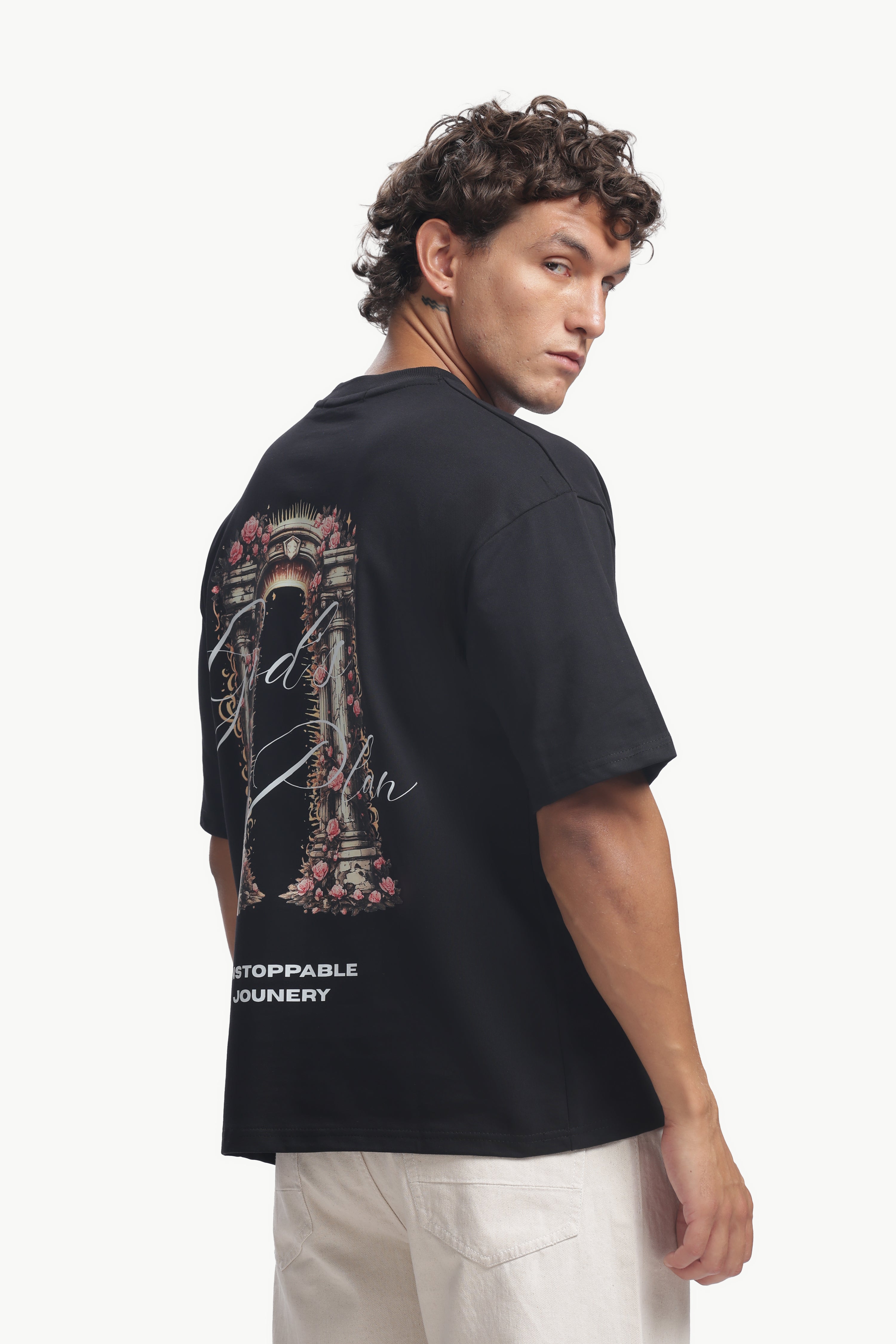 God's Plan Oversized Printed Tee