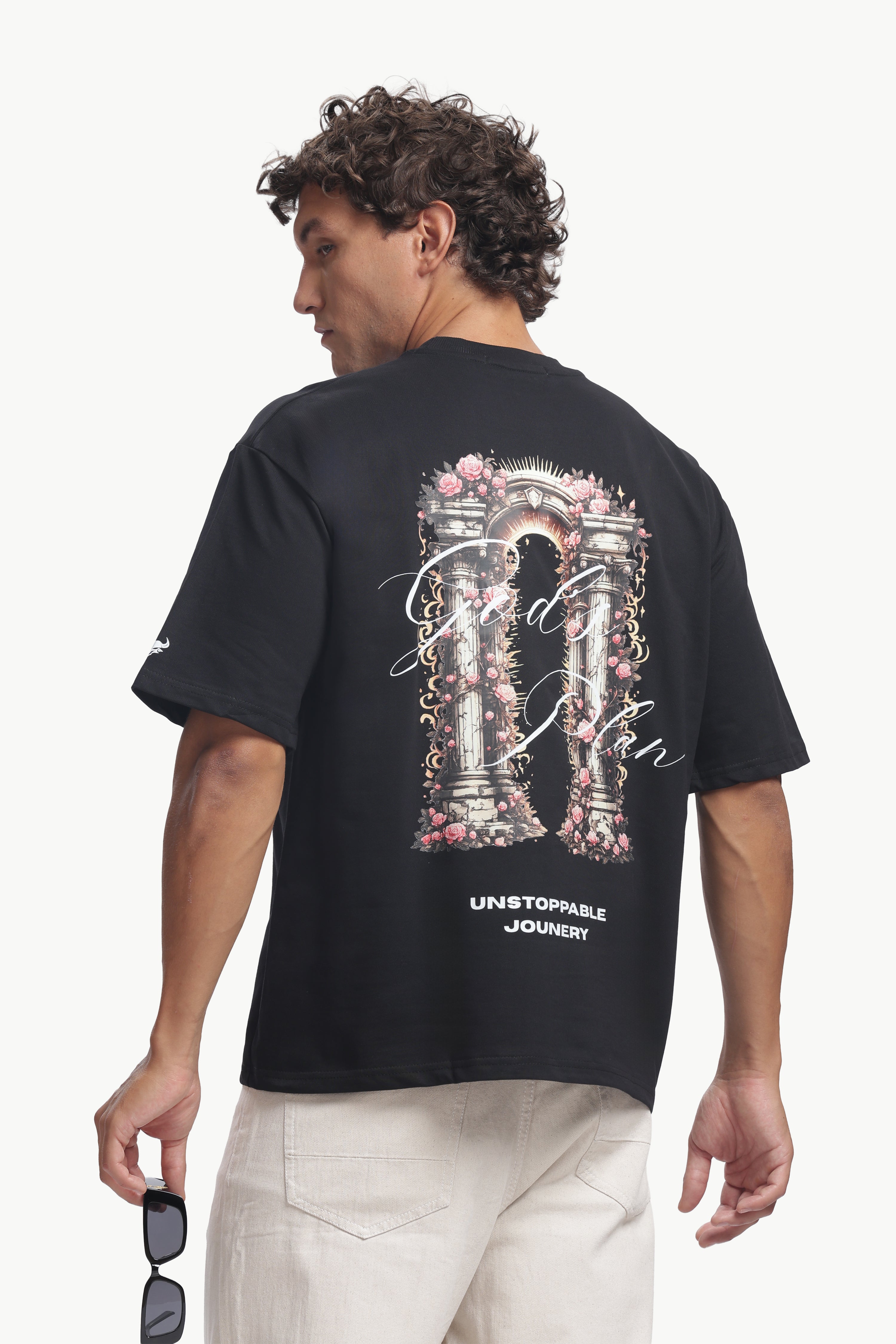 God's Plan Oversized Printed Tee