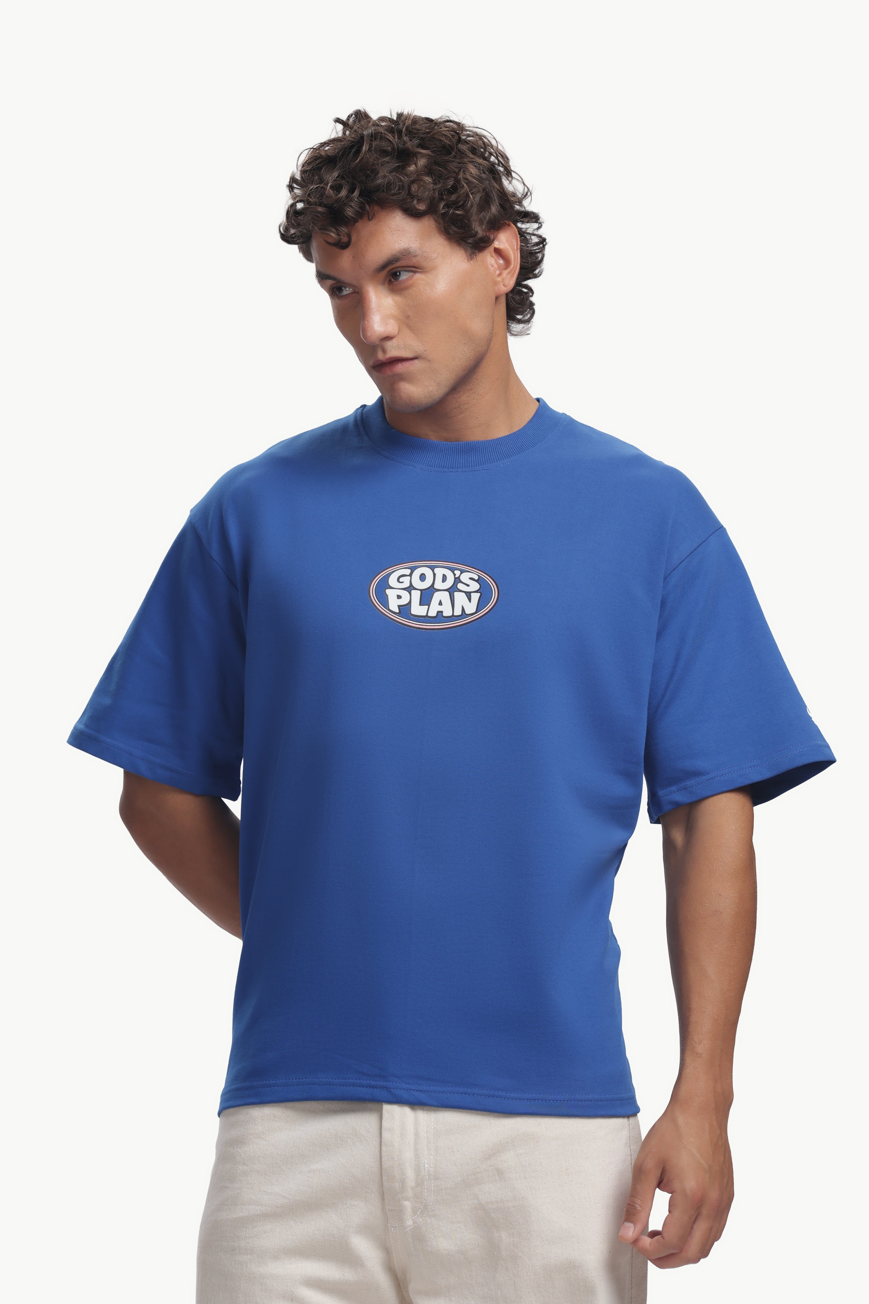 God's Plan Oversized Printed Tee