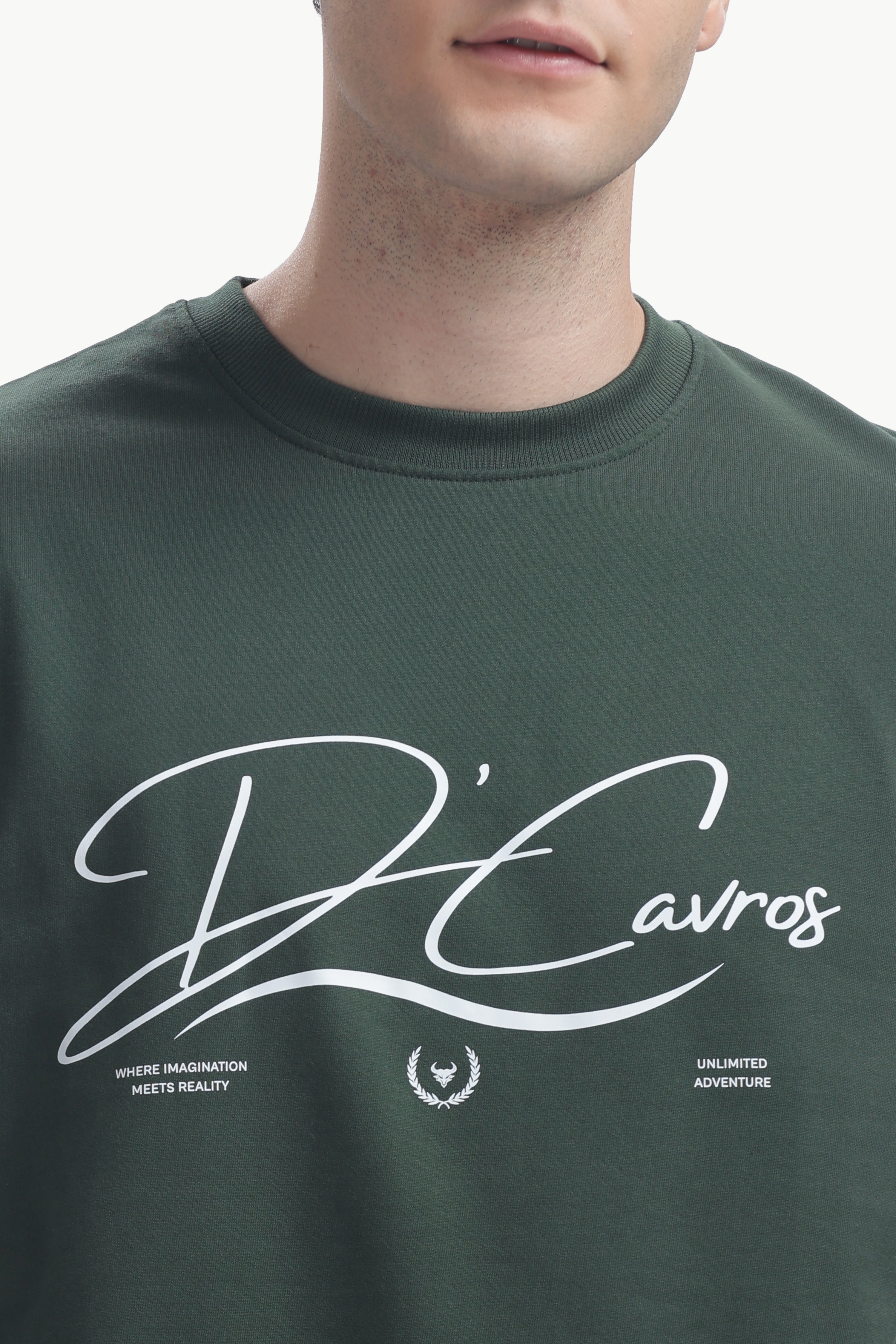 Community Capsule Graphics Tee featuring bold signature typography in soft cotton fabric.