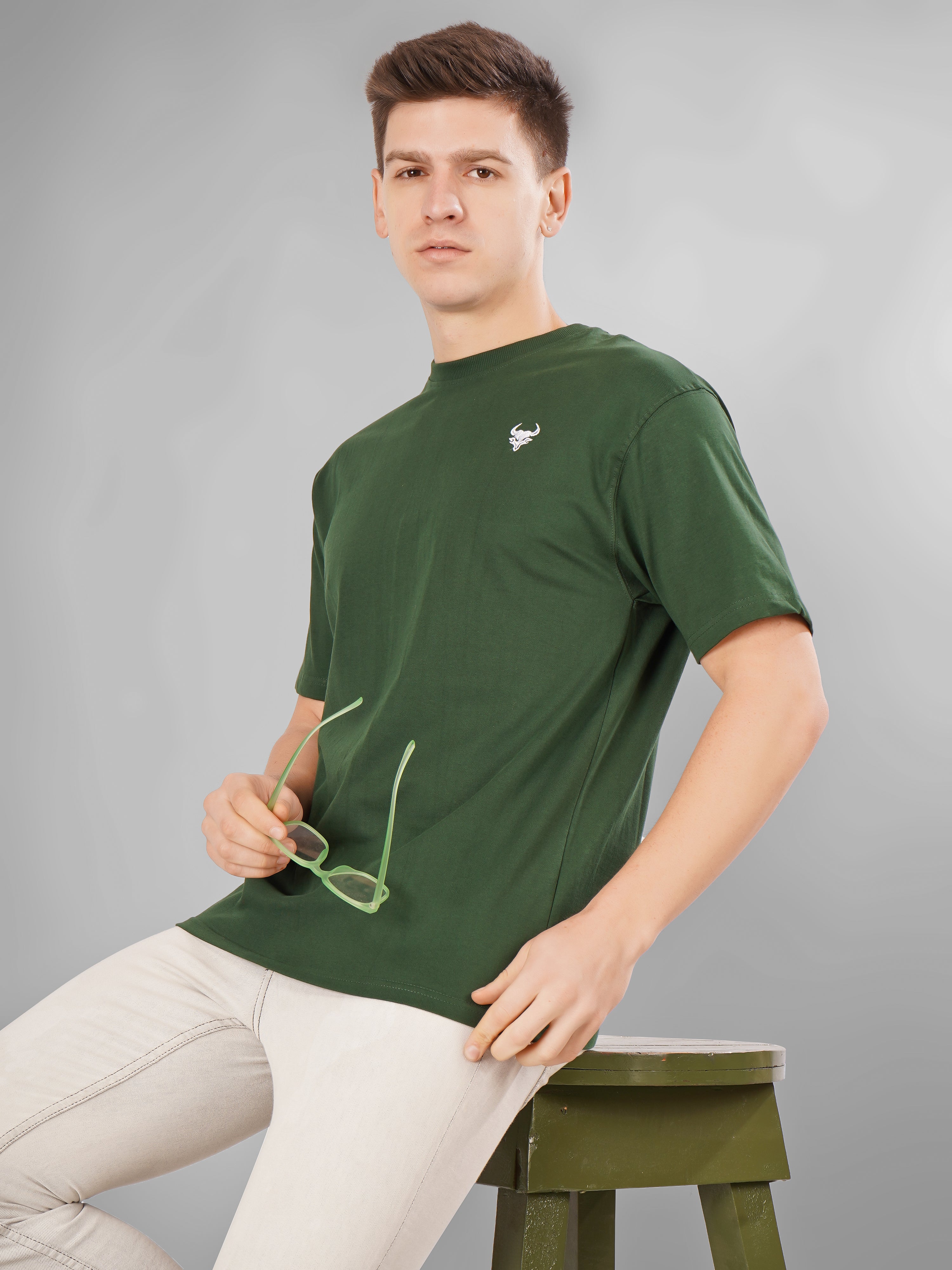 Embroidered D'CAVROS logo T Shirt UNISEX