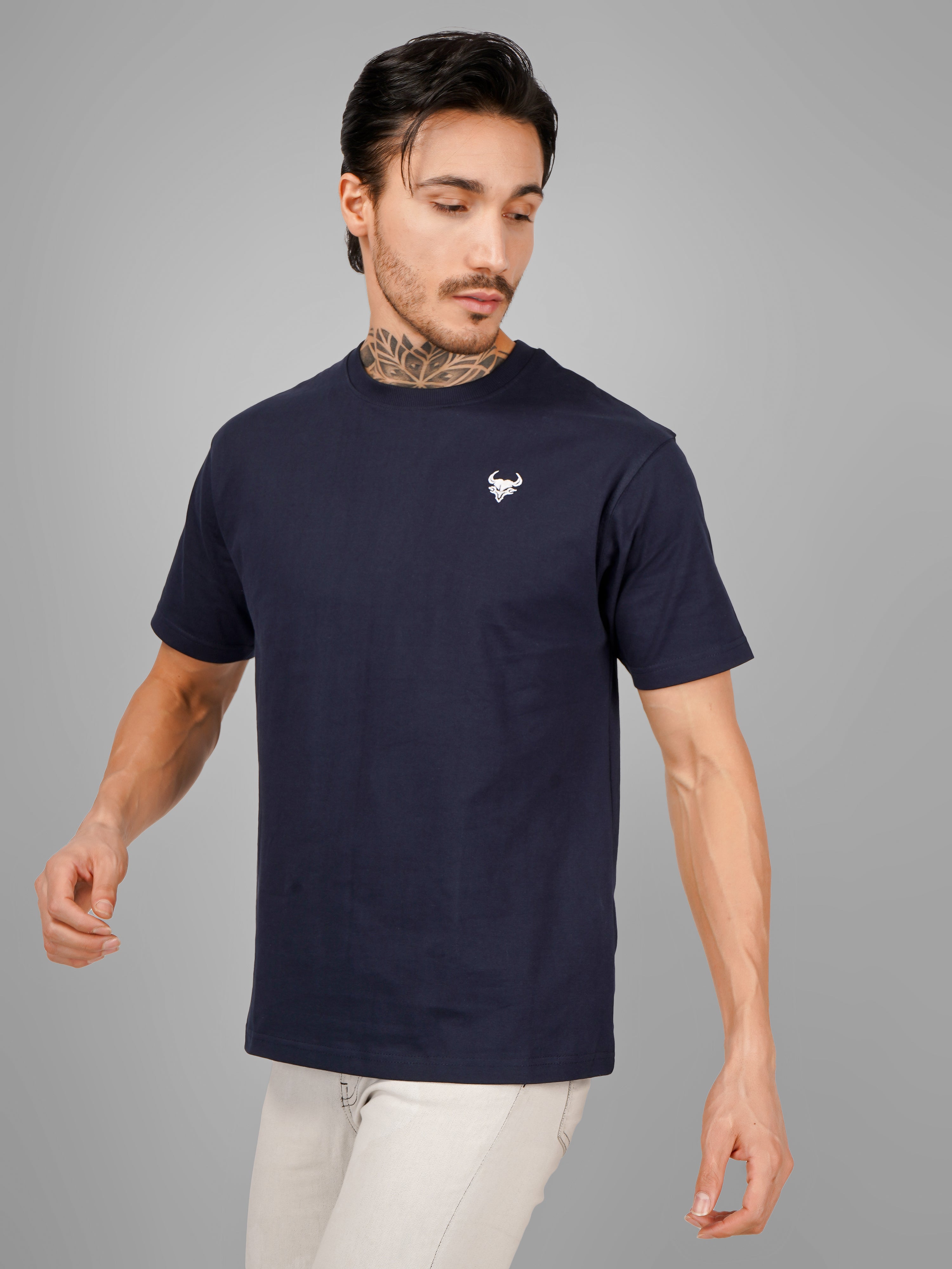 Embroidered D'CAVROS logo T Shirt UNISEX