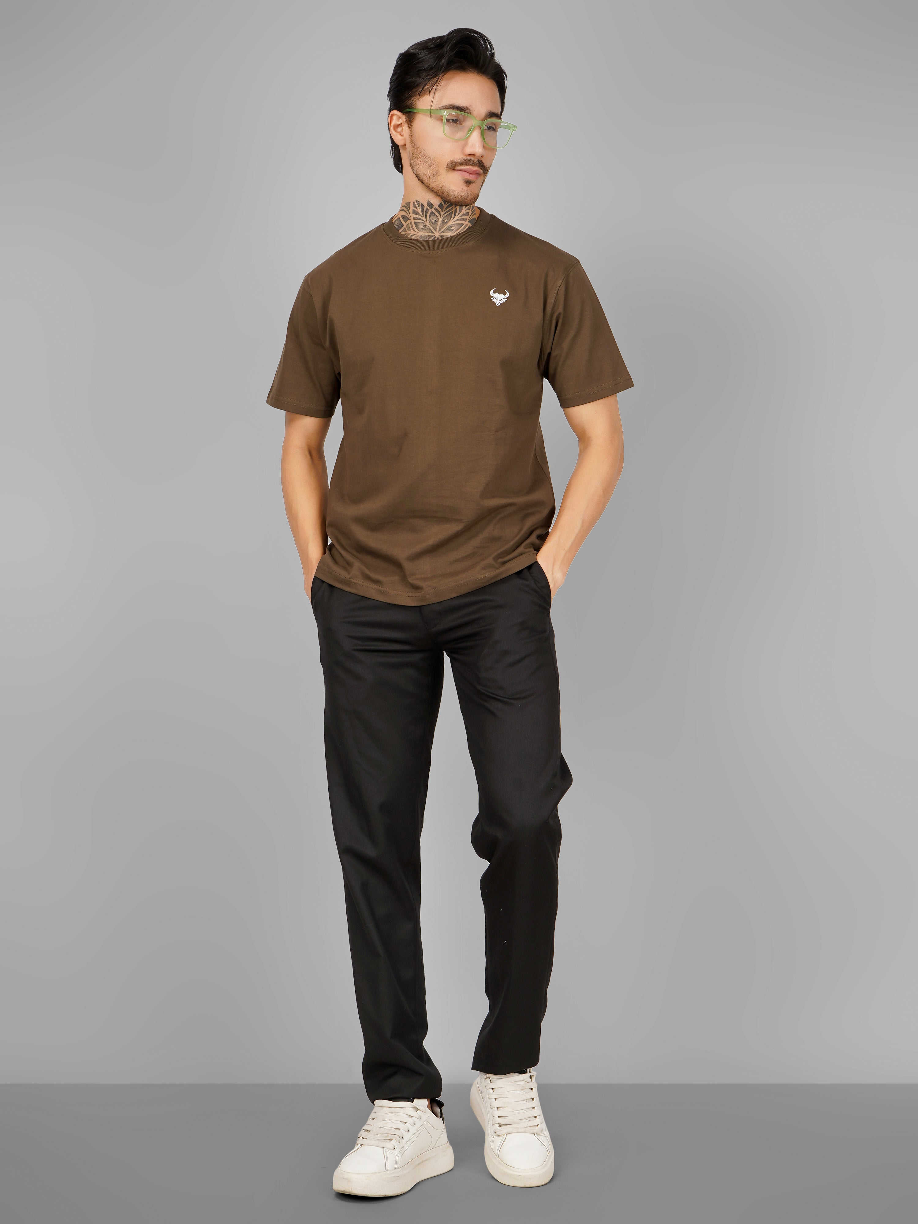 Embroidered D'CAVROS logo T Shirt UNISEX