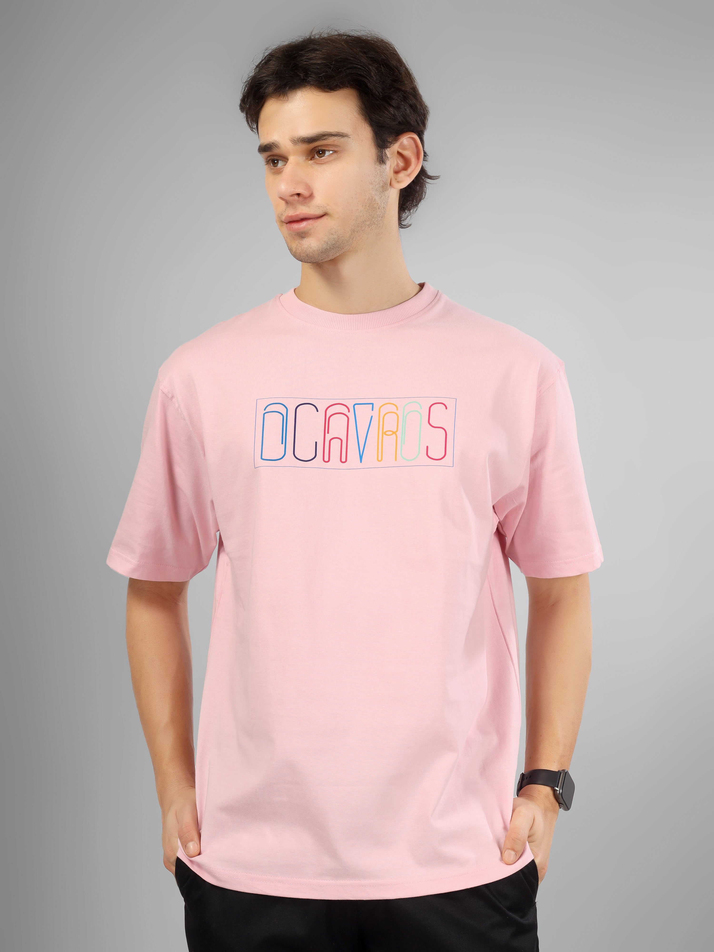 Colourful Typography Graphic T Shirt