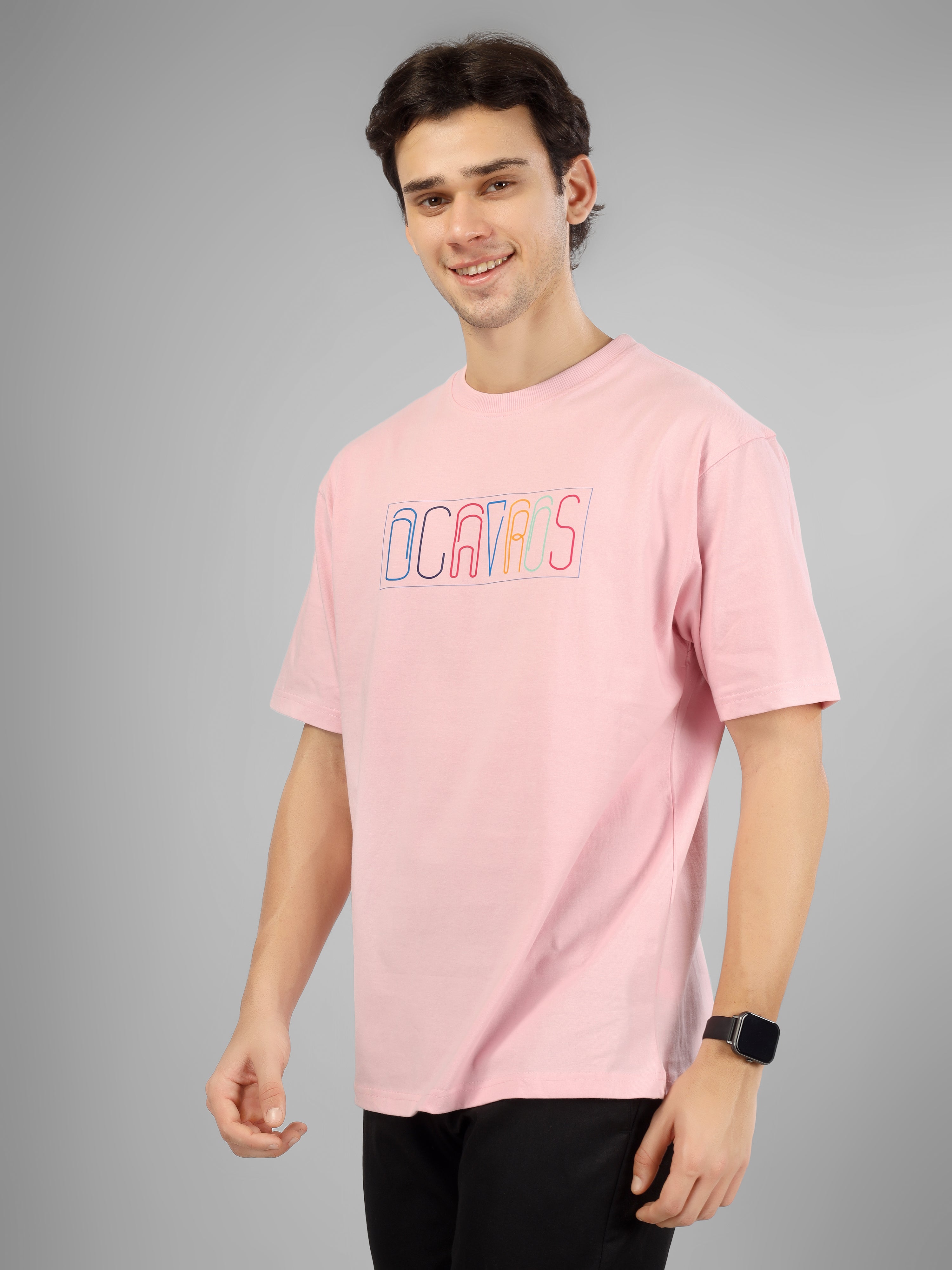 Colourful Typography Graphic T Shirt