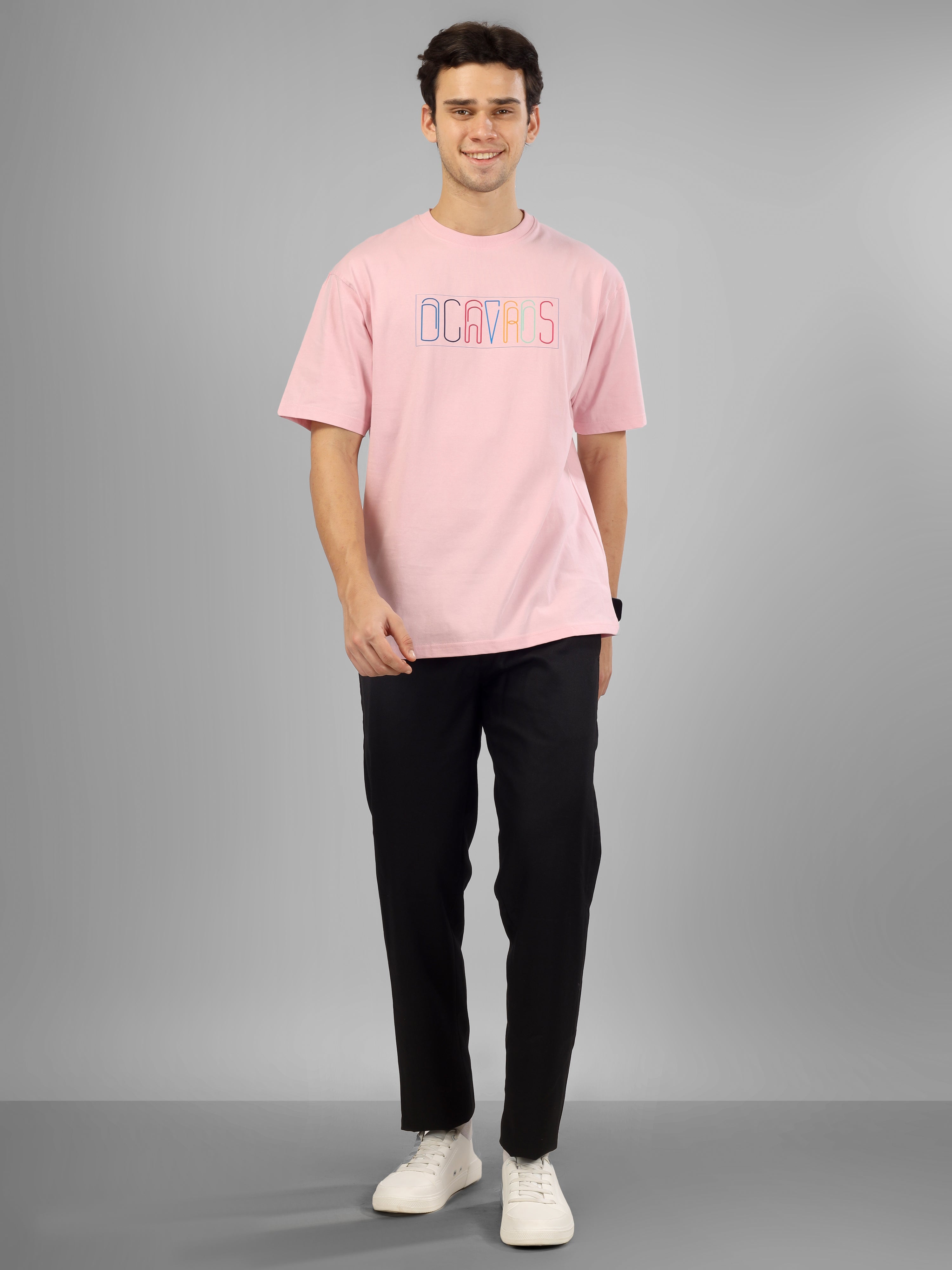 Colourful Typography Graphic T Shirt