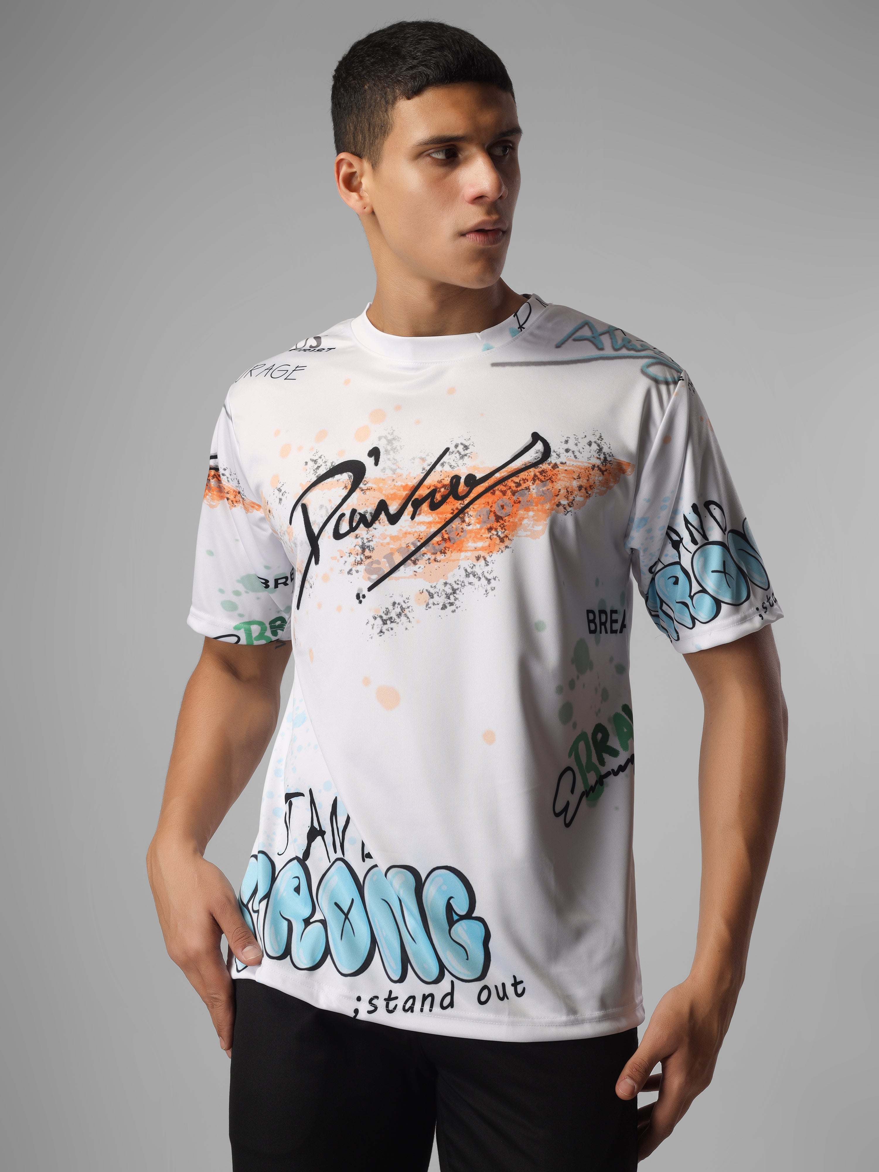 VELOCITY All-Over-Print Men's Running Tee