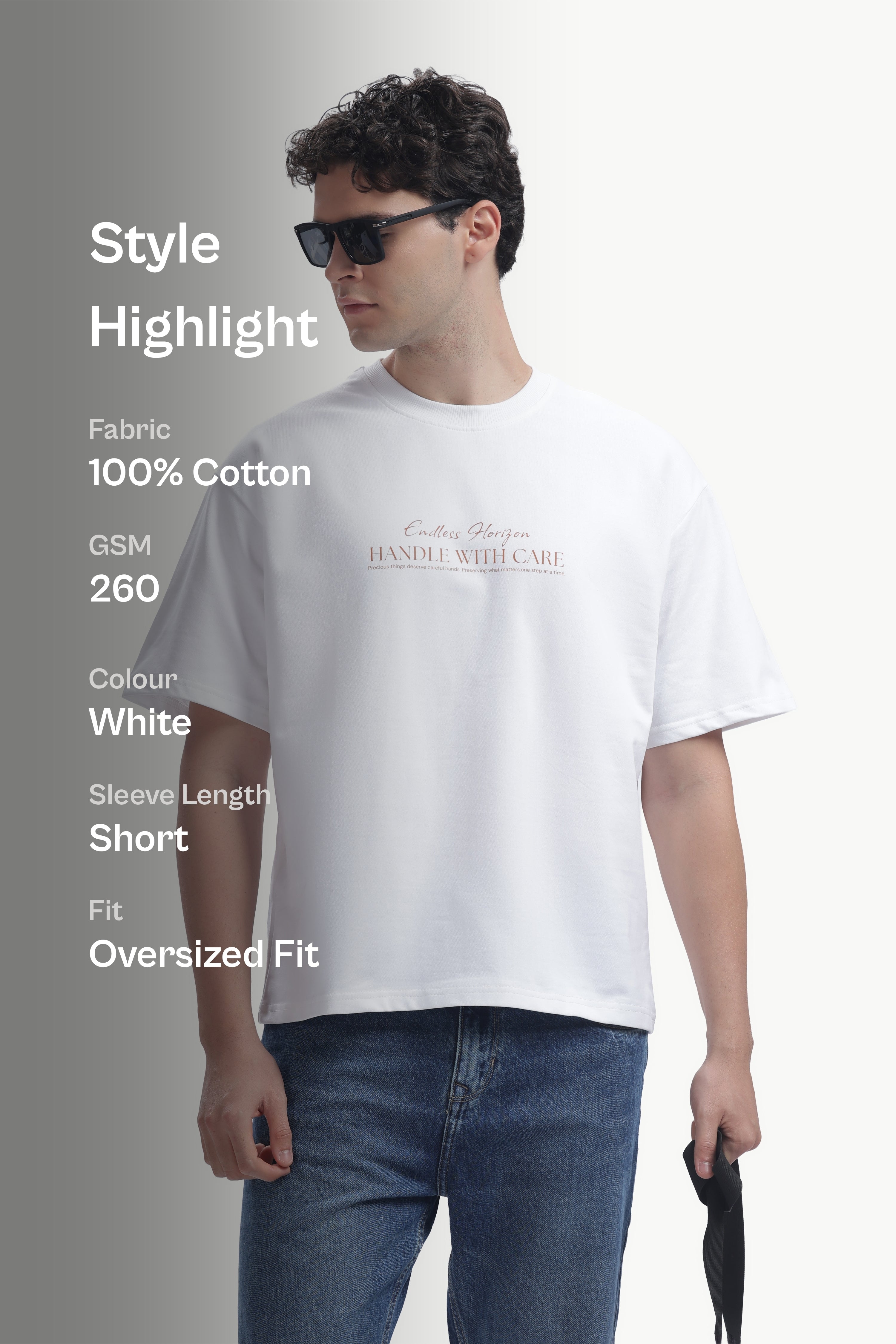 Vintage Horizon Printed T-Shirt