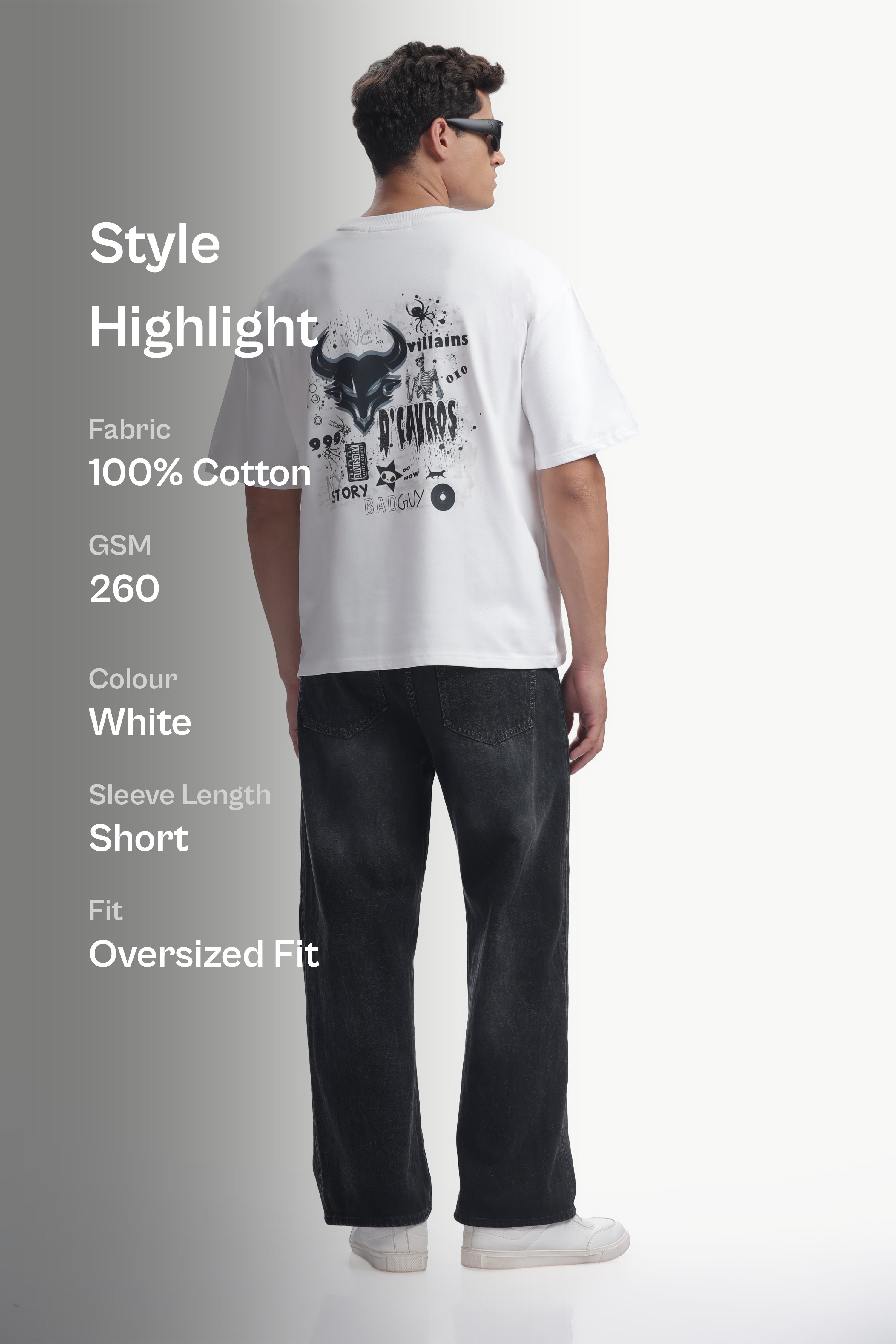 Bad Guy Graphics Printed T-Shirt