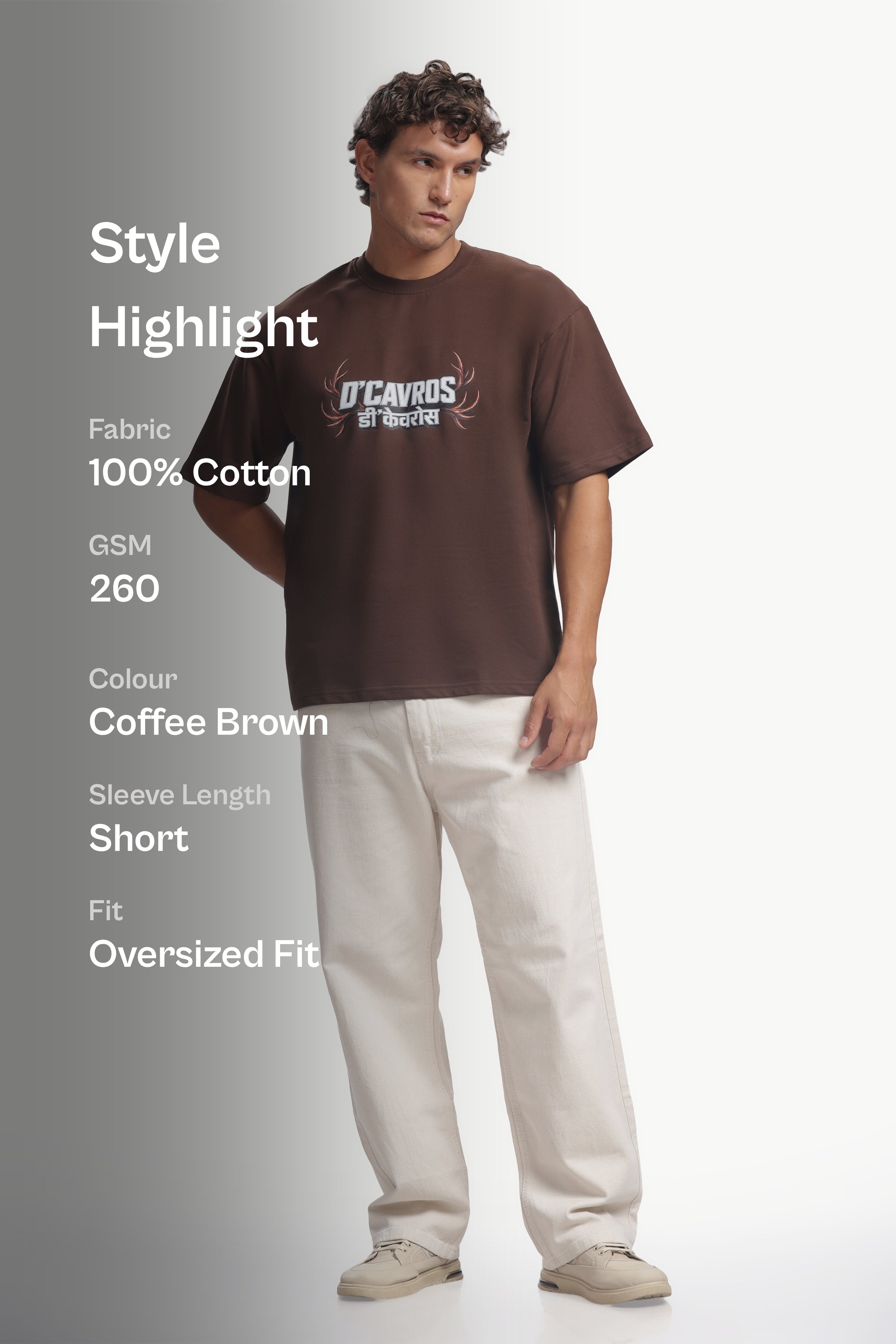 Overized Graphics Printed T-Shirt