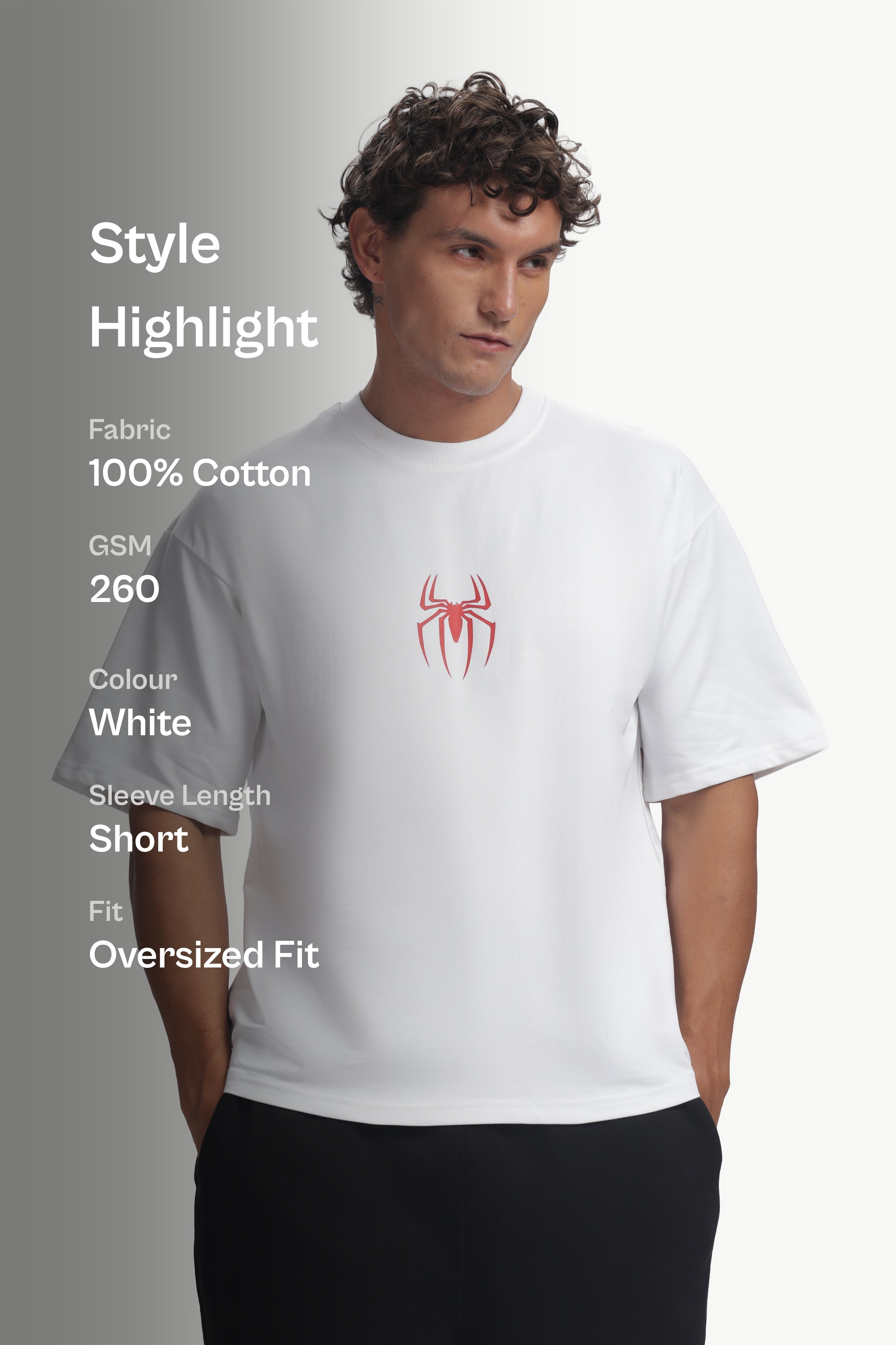 Spider Man Graphics Men's T-Shirt