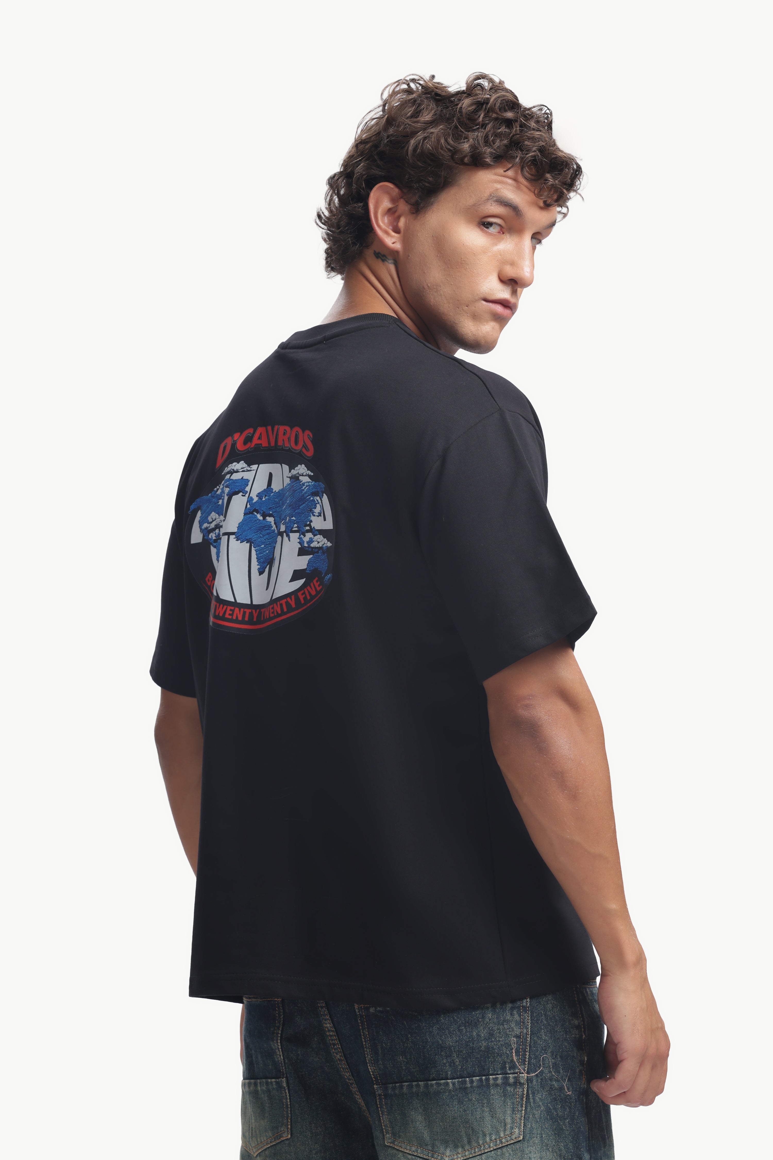 World Map Oversized T-Shirt