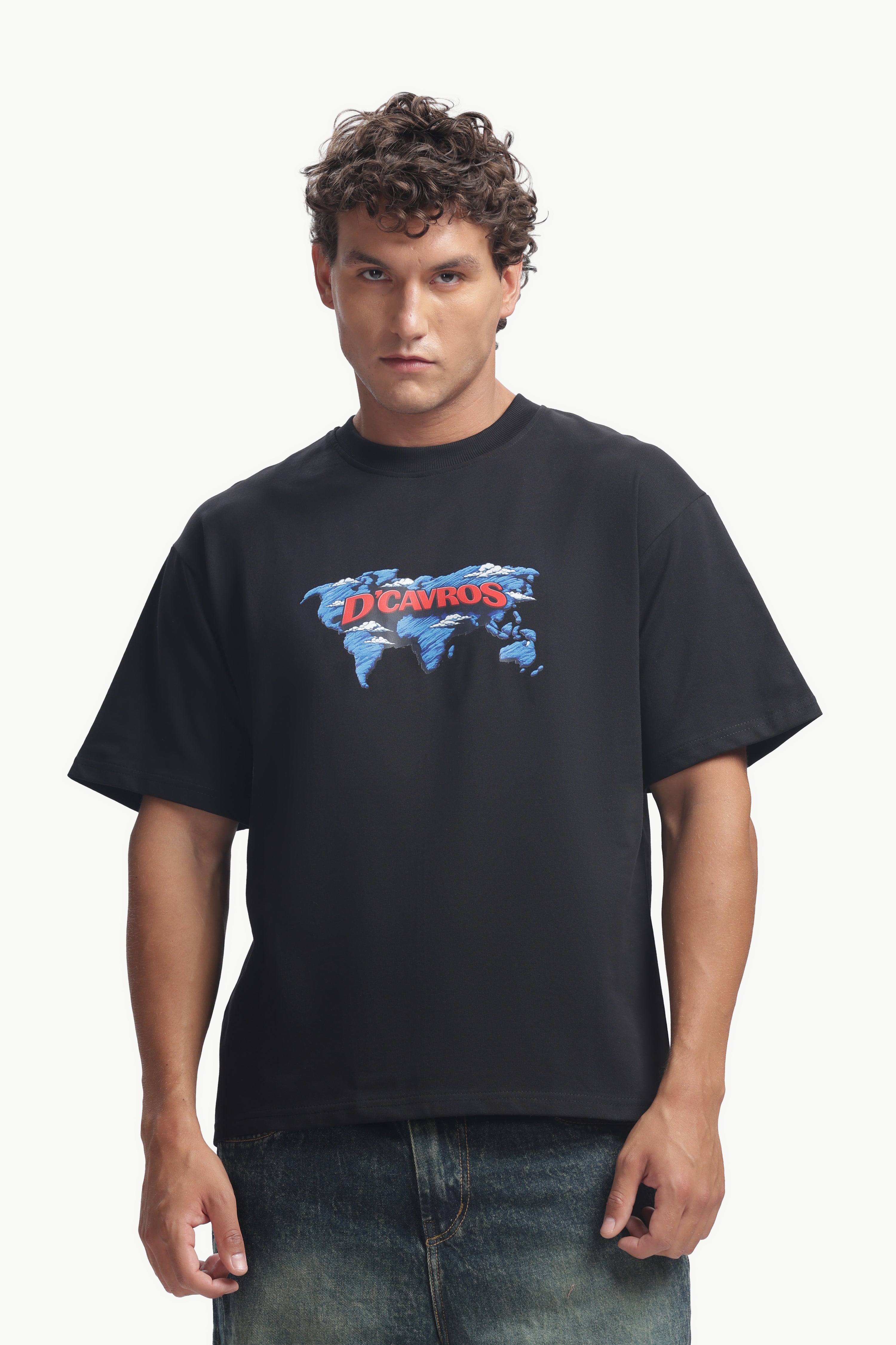 World Map Oversized T-Shirt