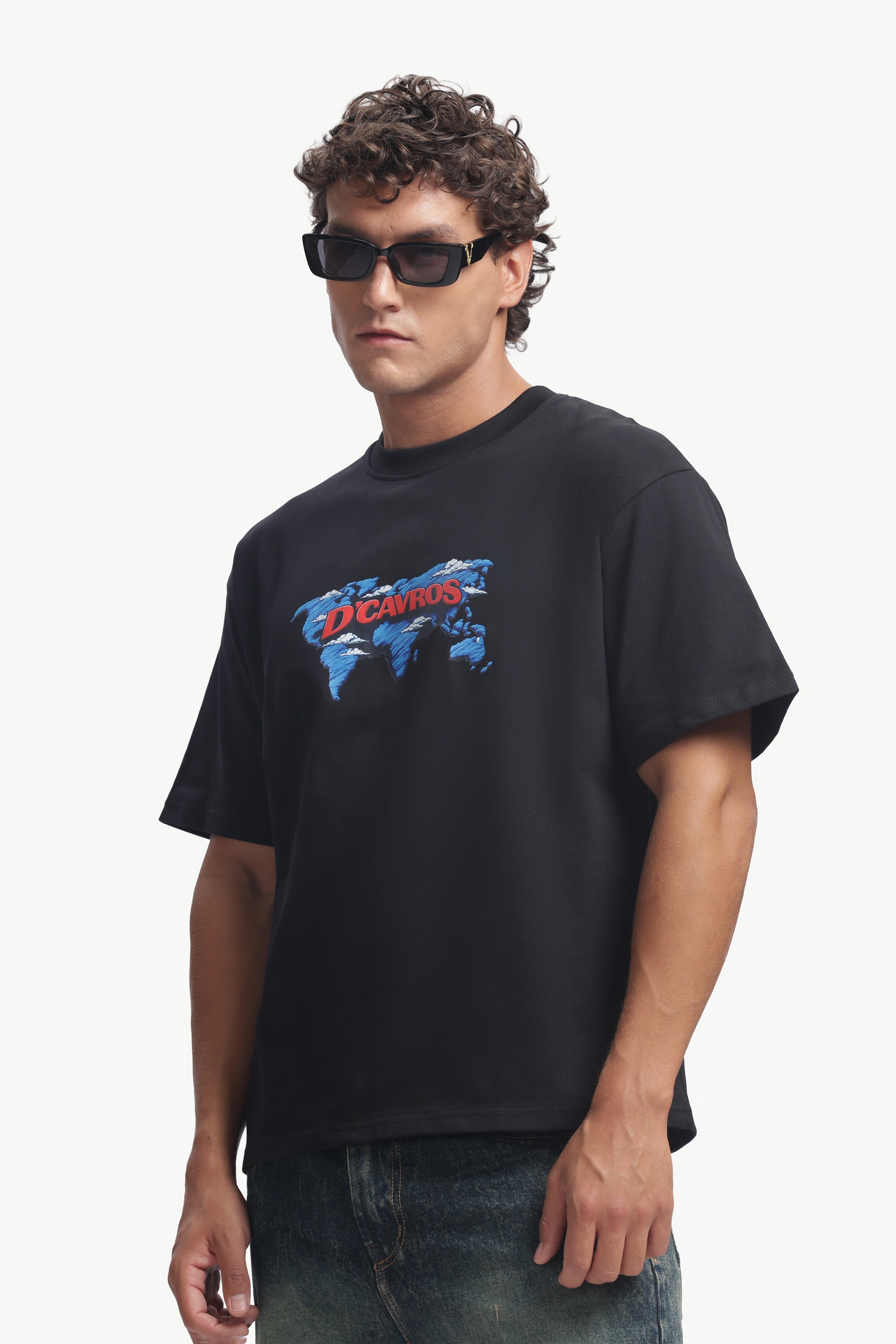 World Map Oversized T-Shirt