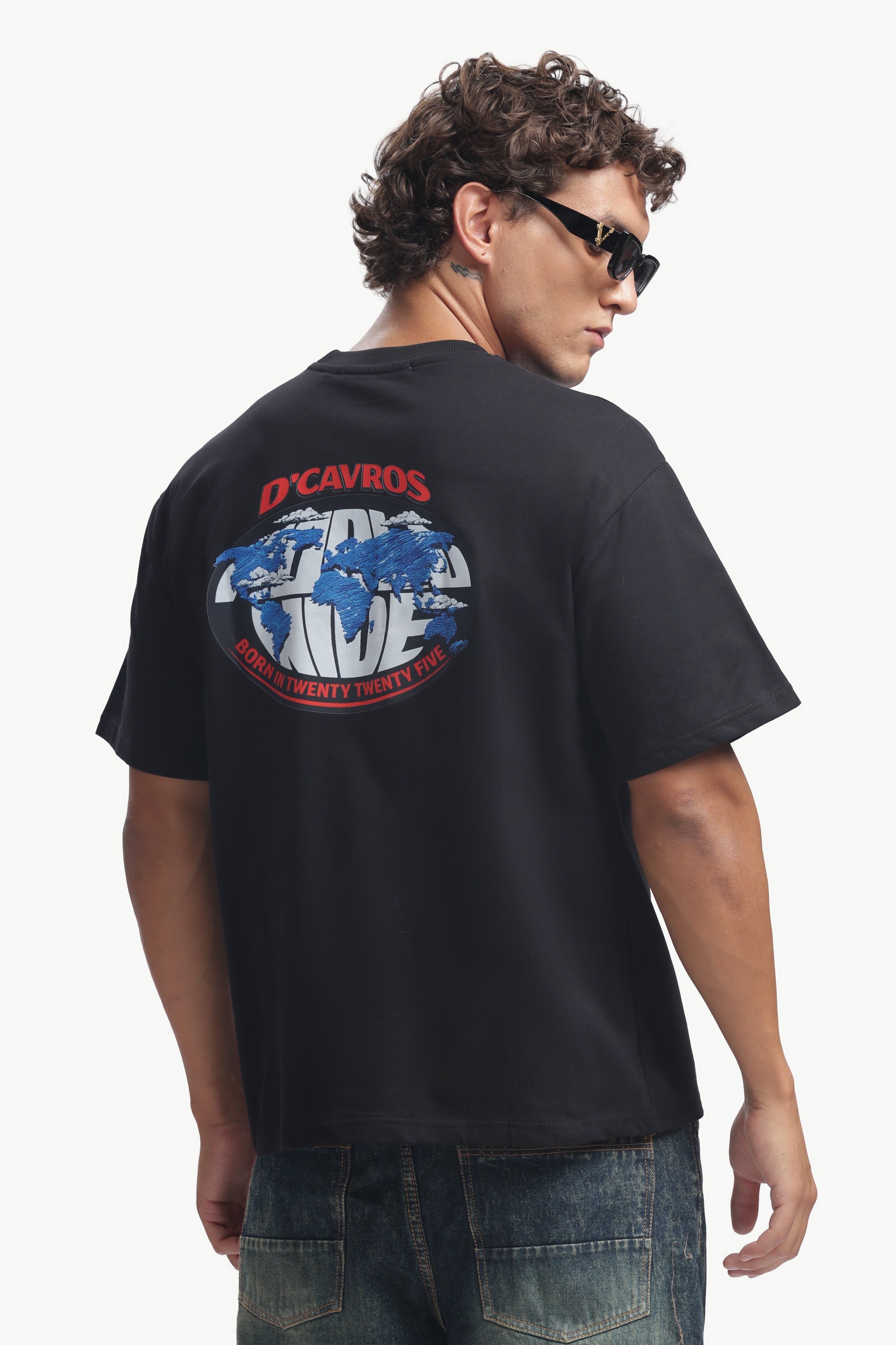 World Map Oversized T-Shirt