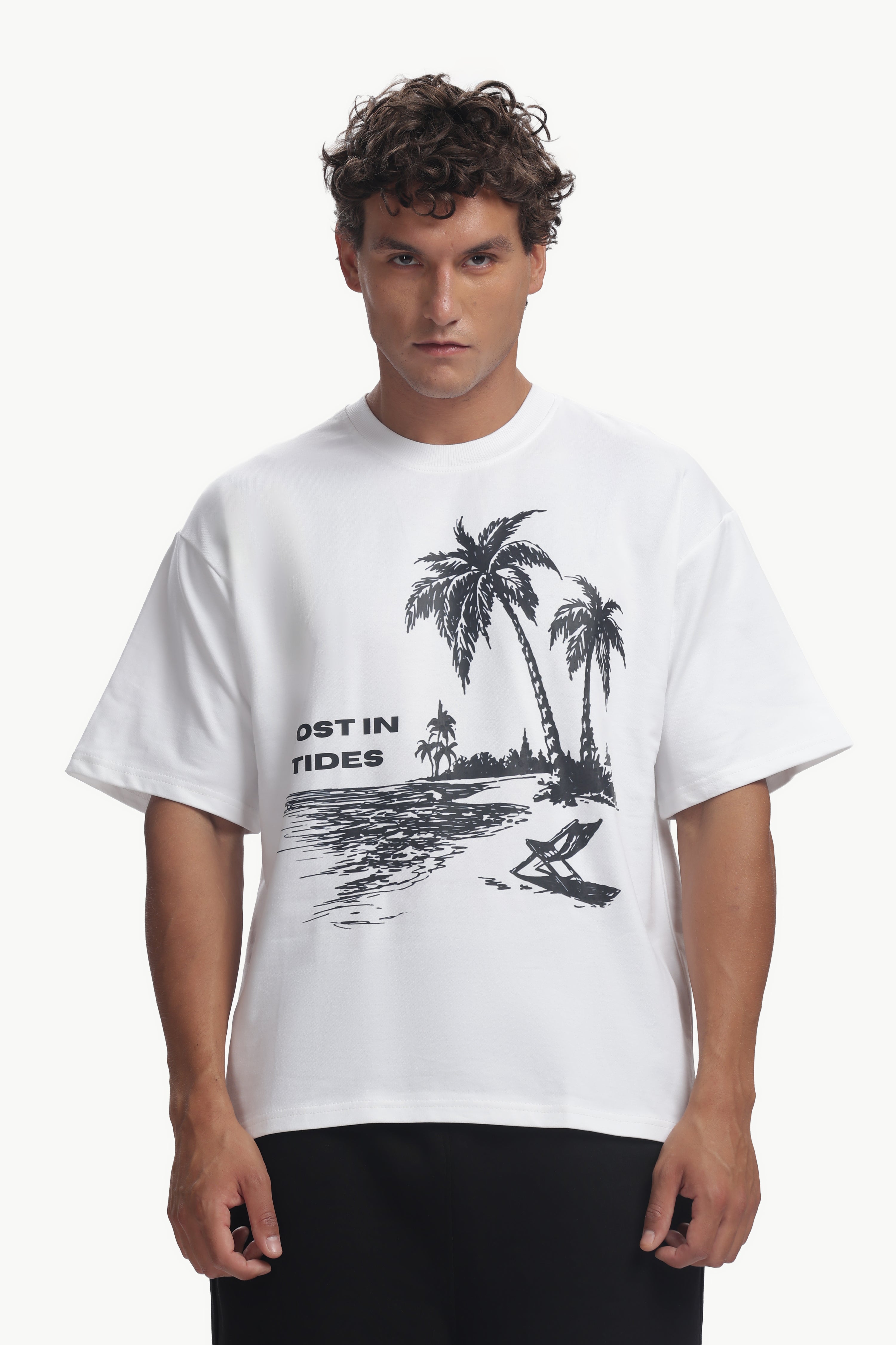 Beach Oversized Men's Tee