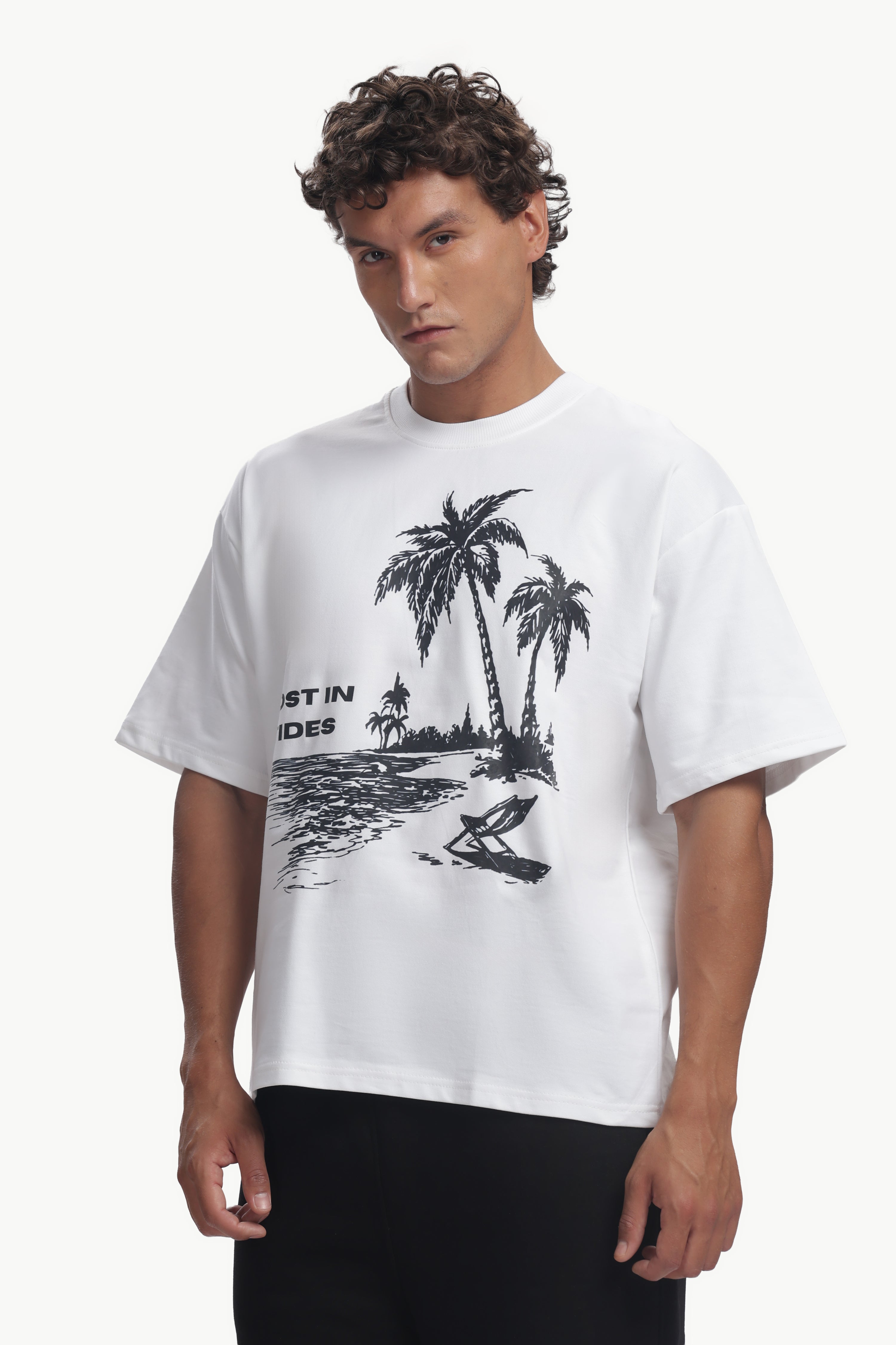 Beach Oversized Men's Tee