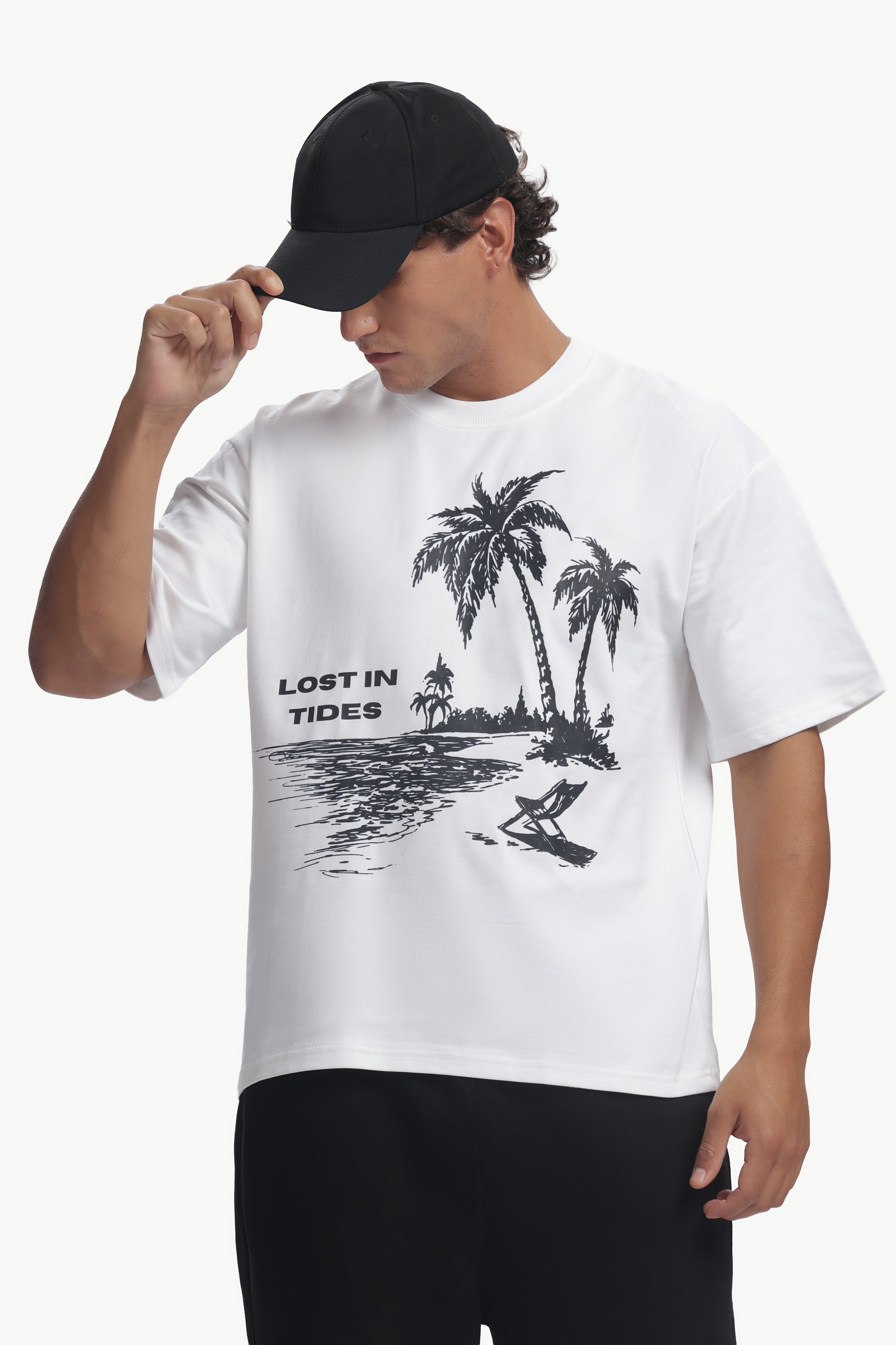 Beach Oversized Men's Tee