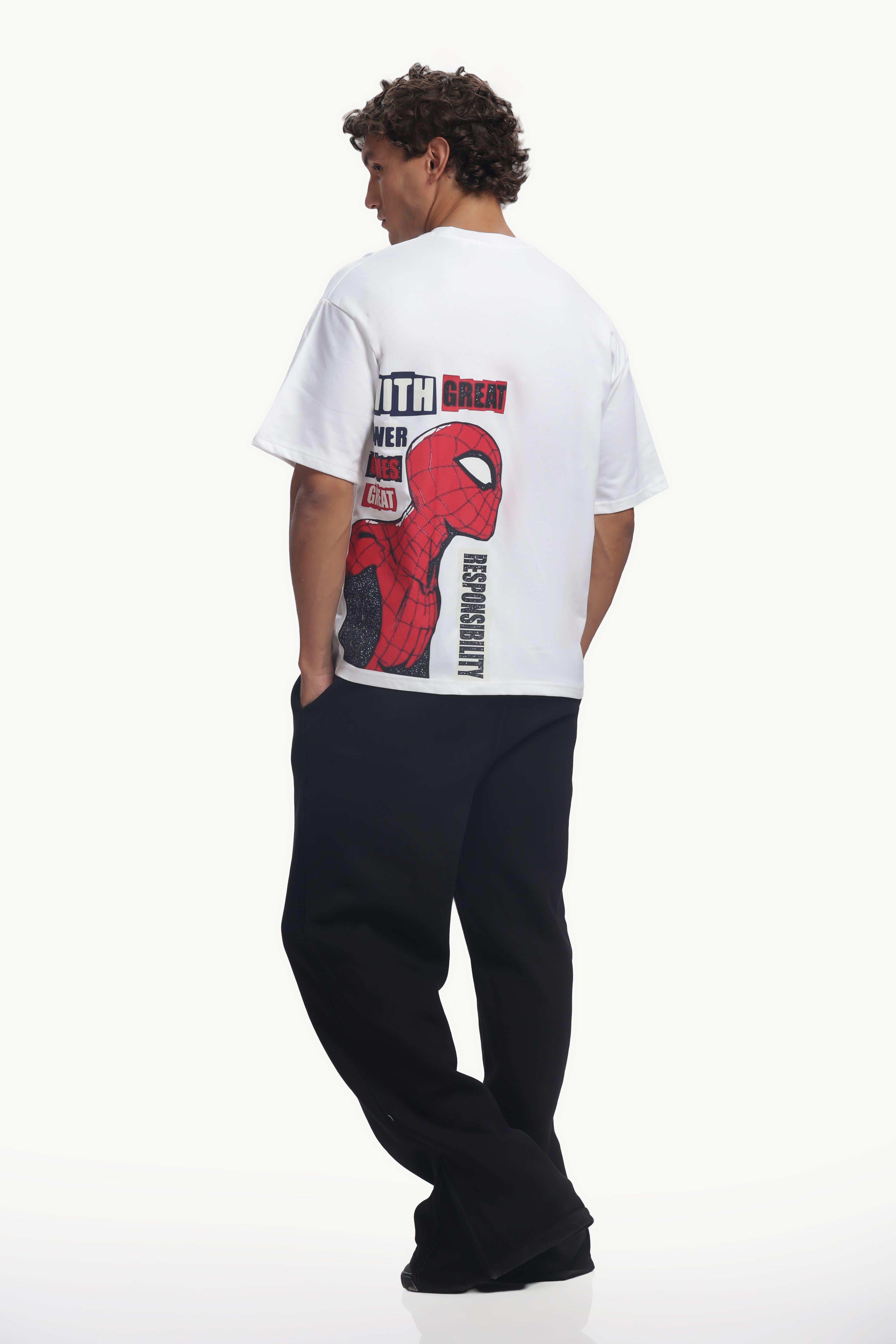 Spider Man Graphics Men's T-Shirt