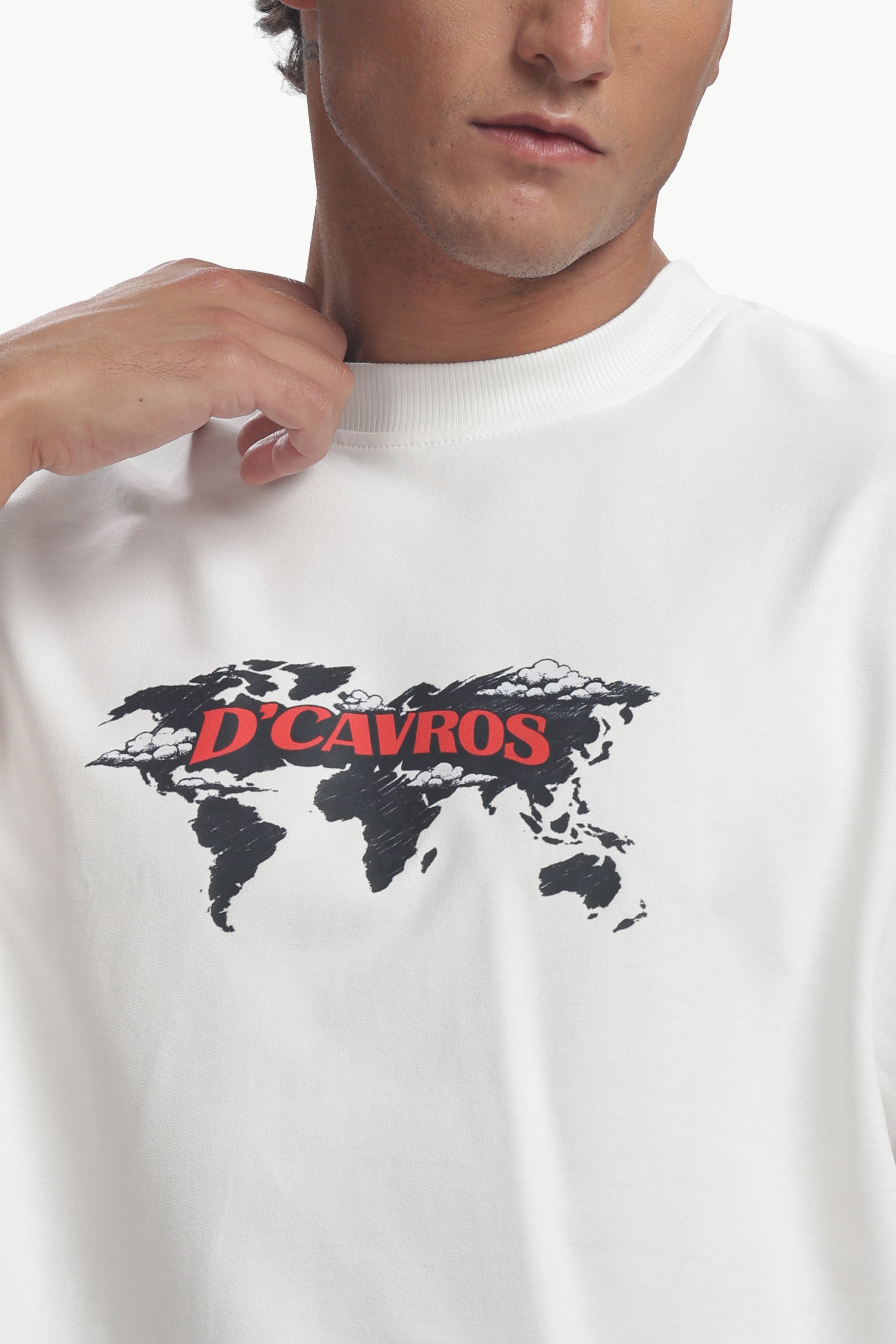 World Map Oversized T-Shirt