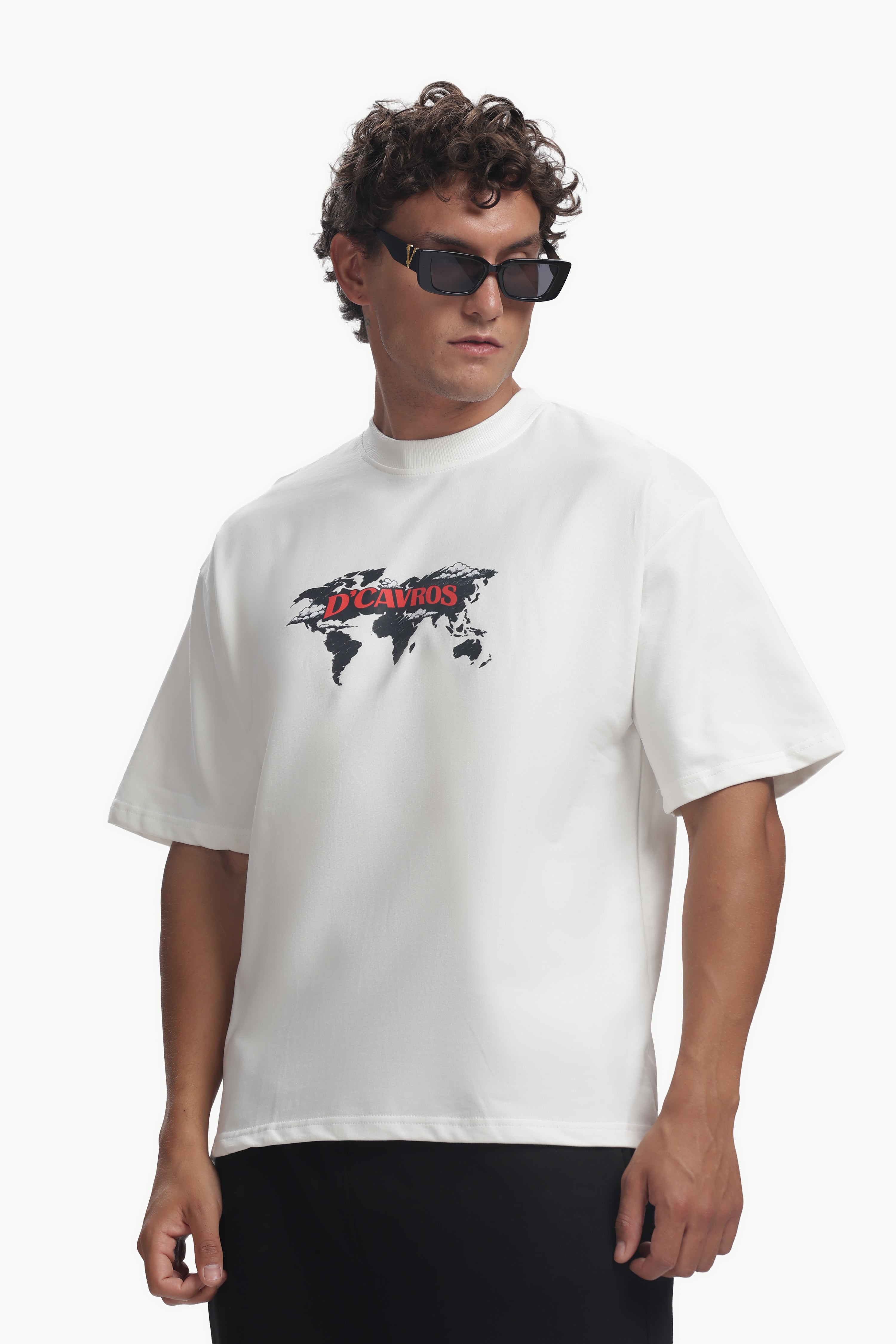 World Map Oversized T-Shirt