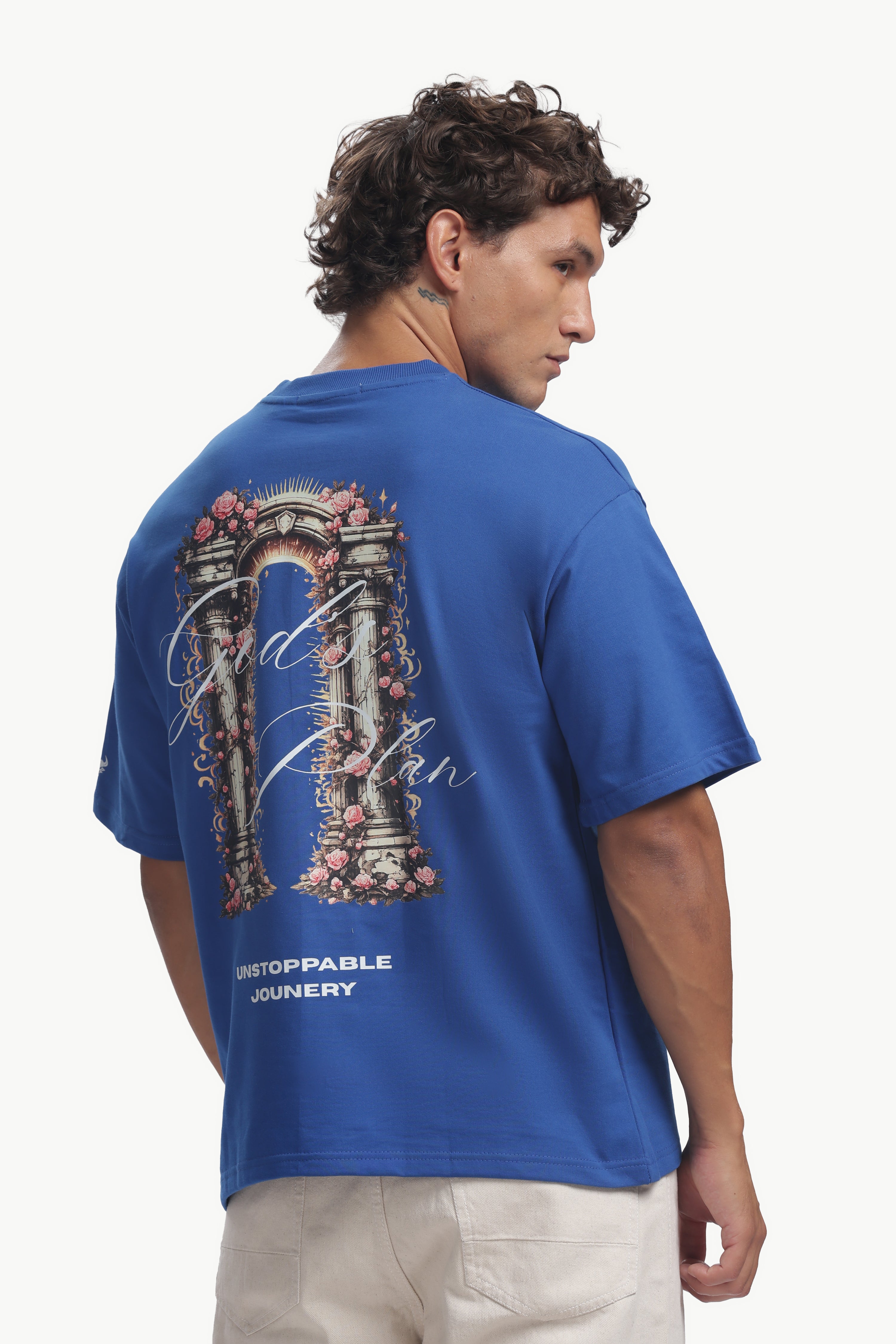 God's Plan Oversized Printed Tee