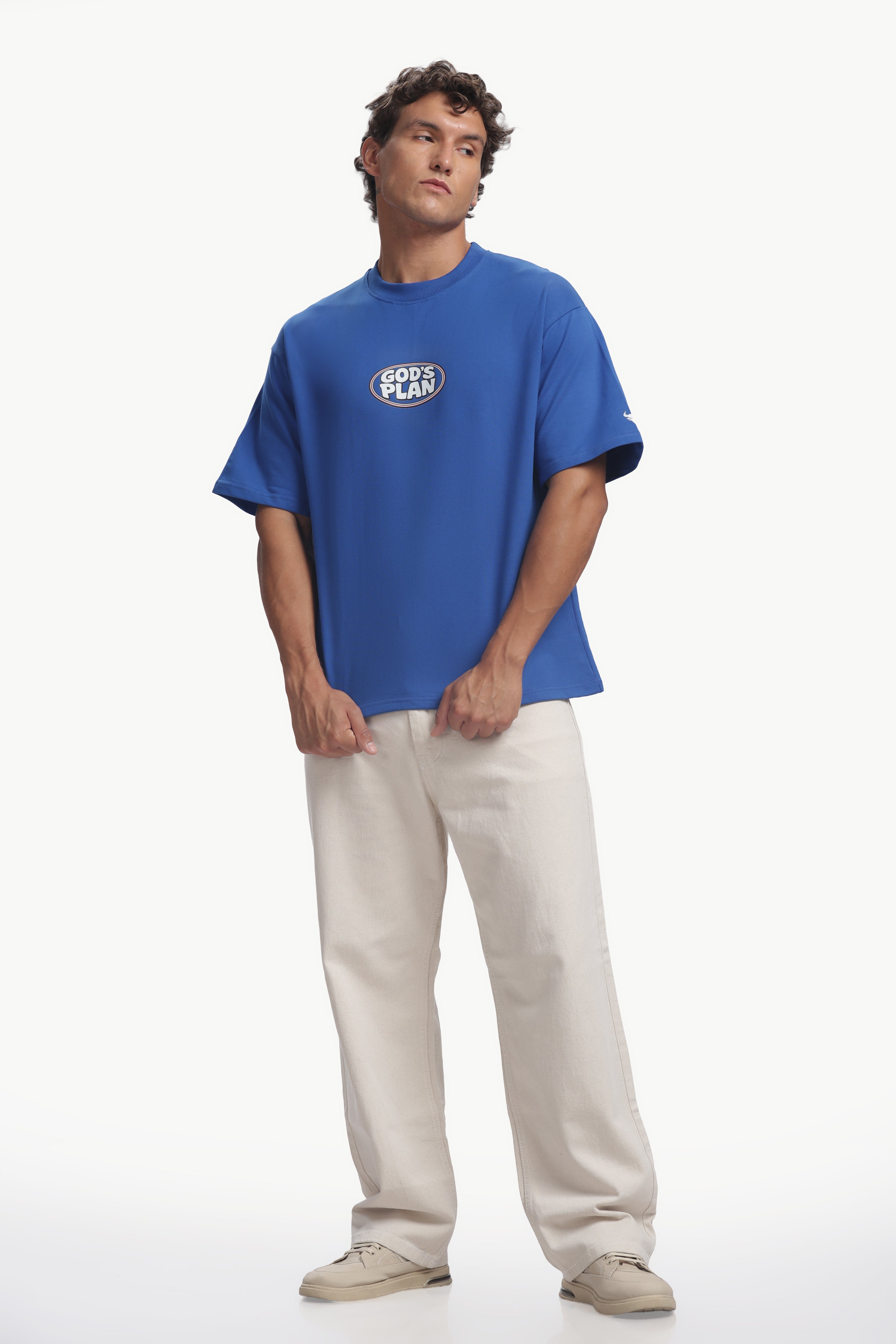 God's Plan Oversized Printed Tee